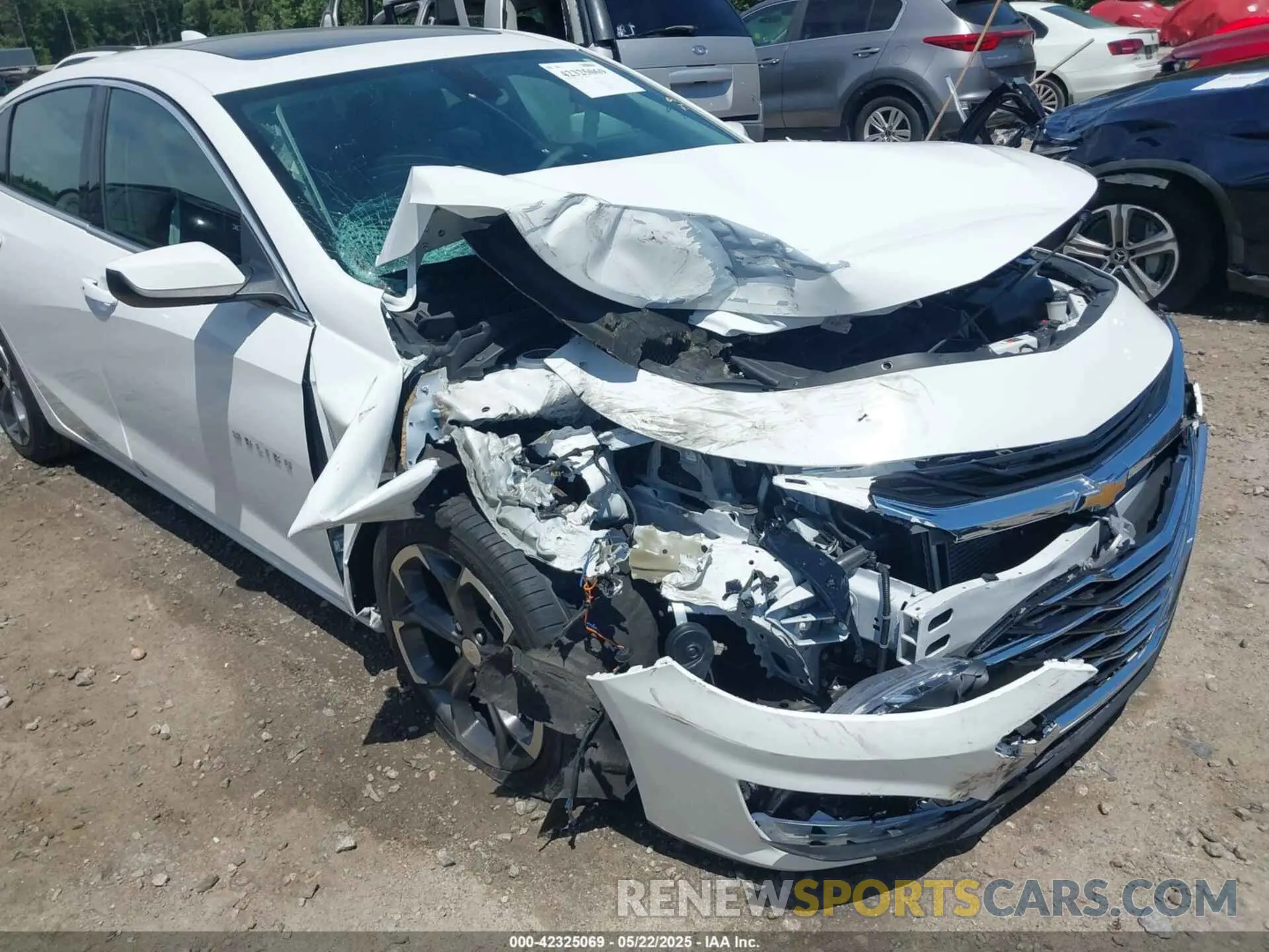 6 Photograph of a damaged car 1G1ZD5ST0NF198687 CHEVROLET MALIBU 2022