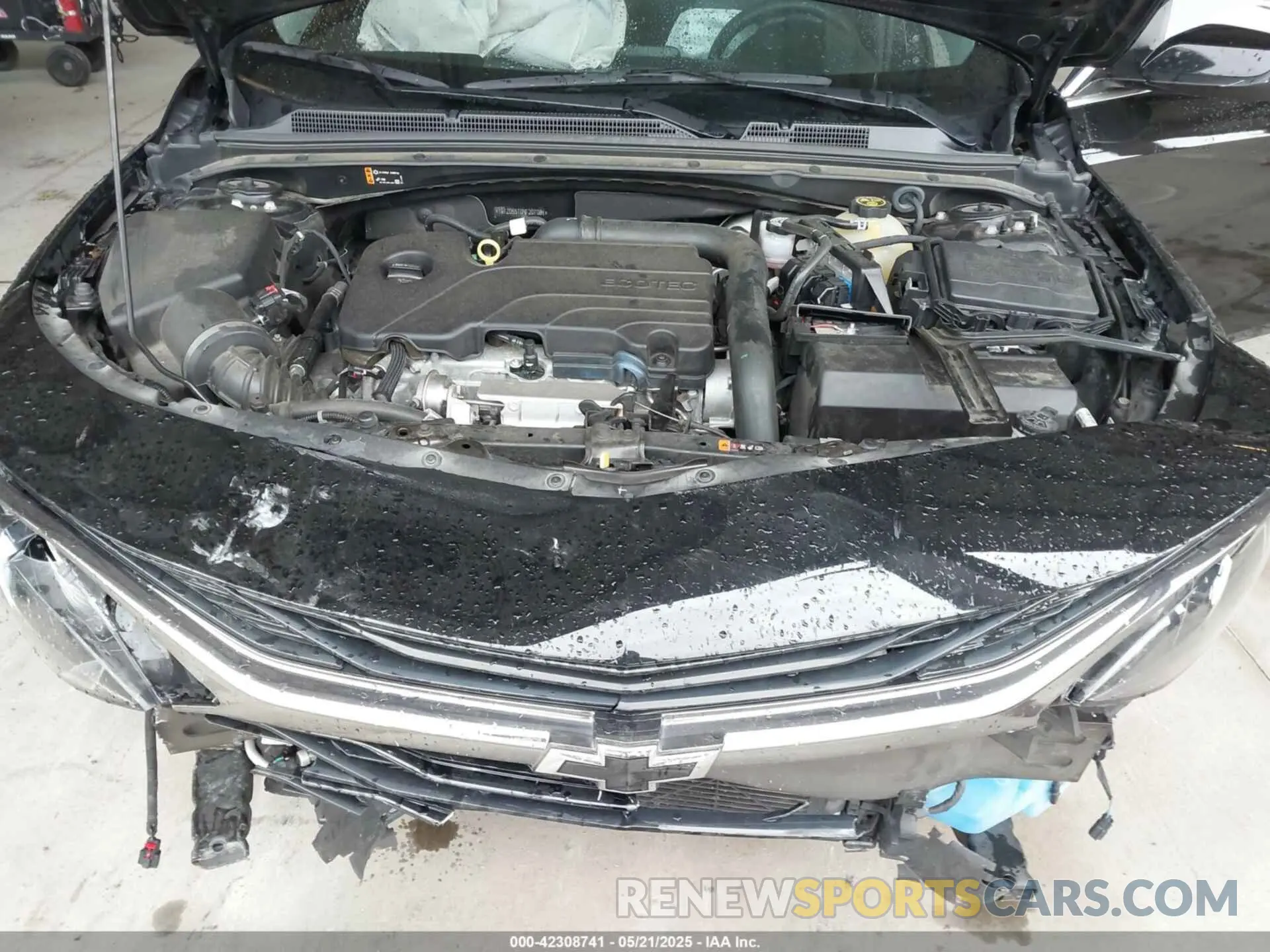10 Photograph of a damaged car 1G1ZD5ST0NF207081 CHEVROLET MALIBU 2022