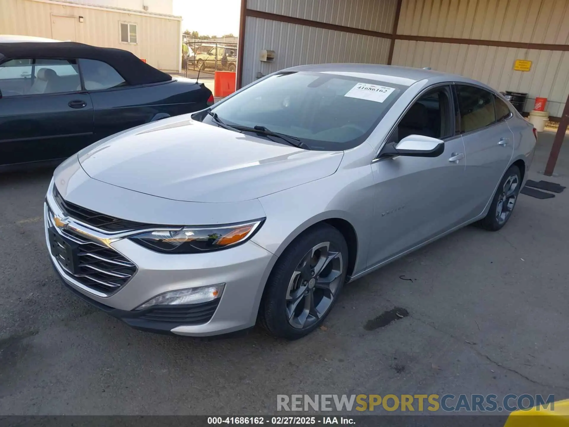 2 Photograph of a damaged car 1G1ZD5ST1NF104283 CHEVROLET MALIBU 2022