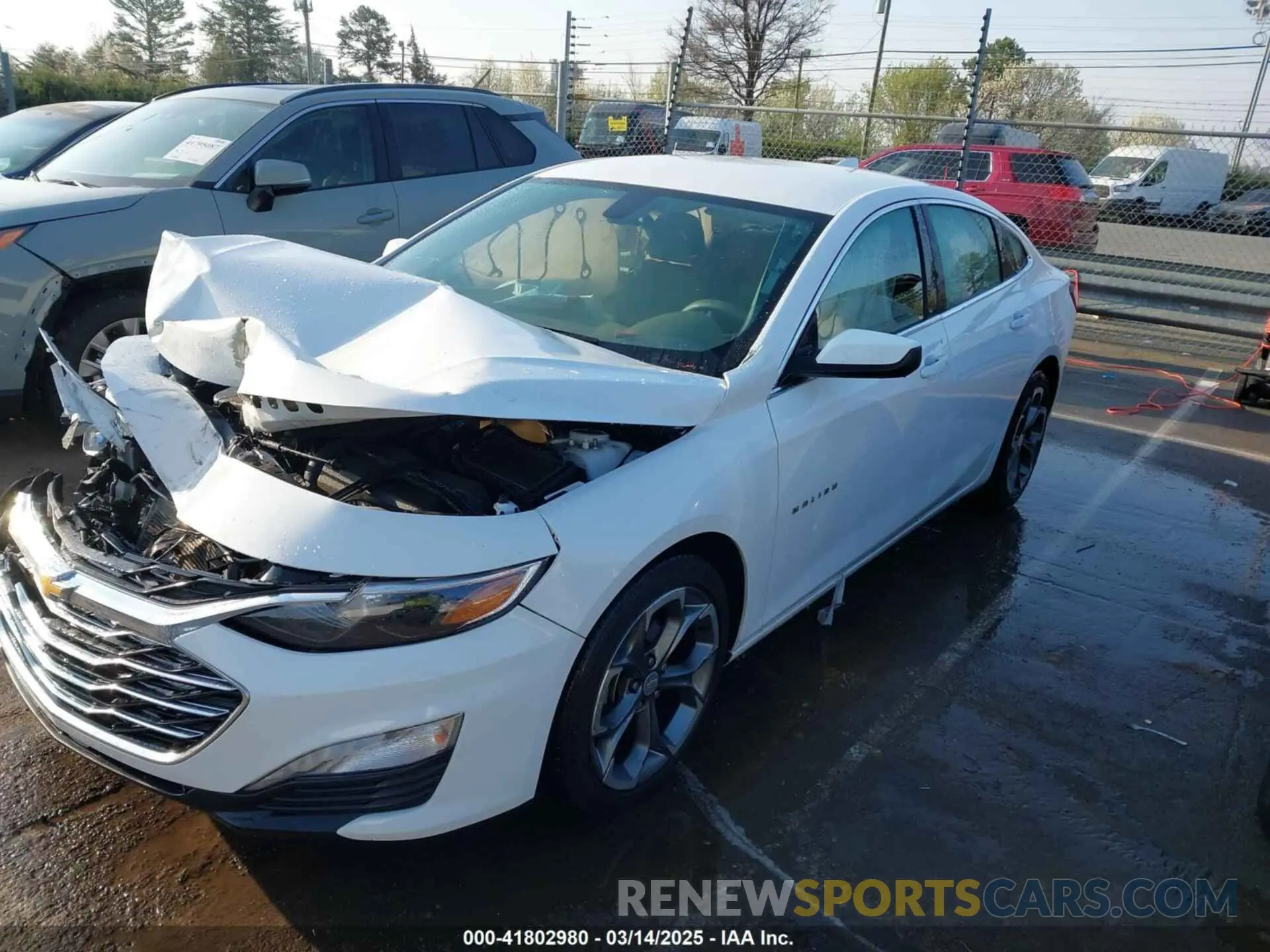 2 Photograph of a damaged car 1G1ZD5ST1NF109645 CHEVROLET MALIBU 2022