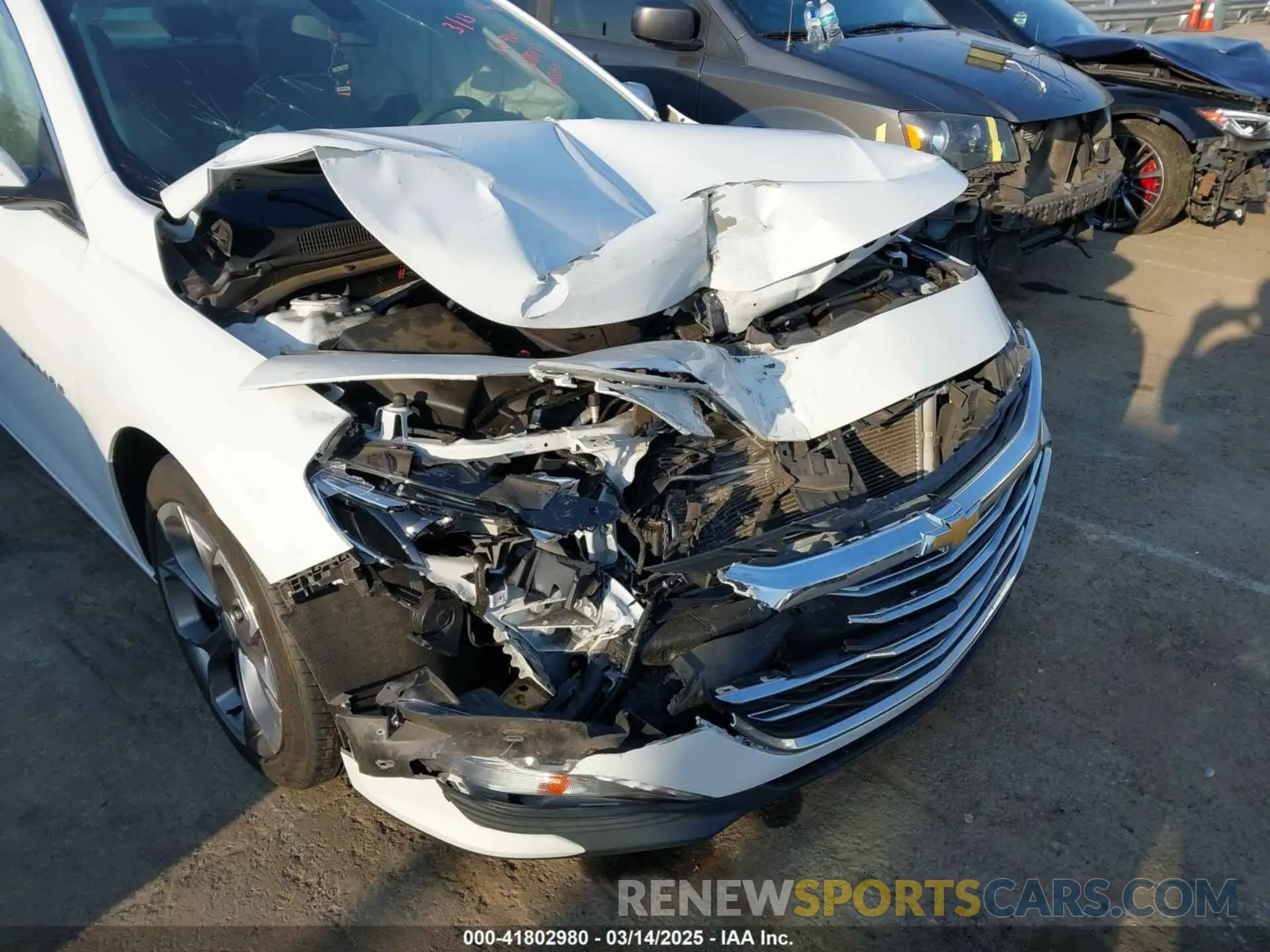 6 Photograph of a damaged car 1G1ZD5ST1NF109645 CHEVROLET MALIBU 2022