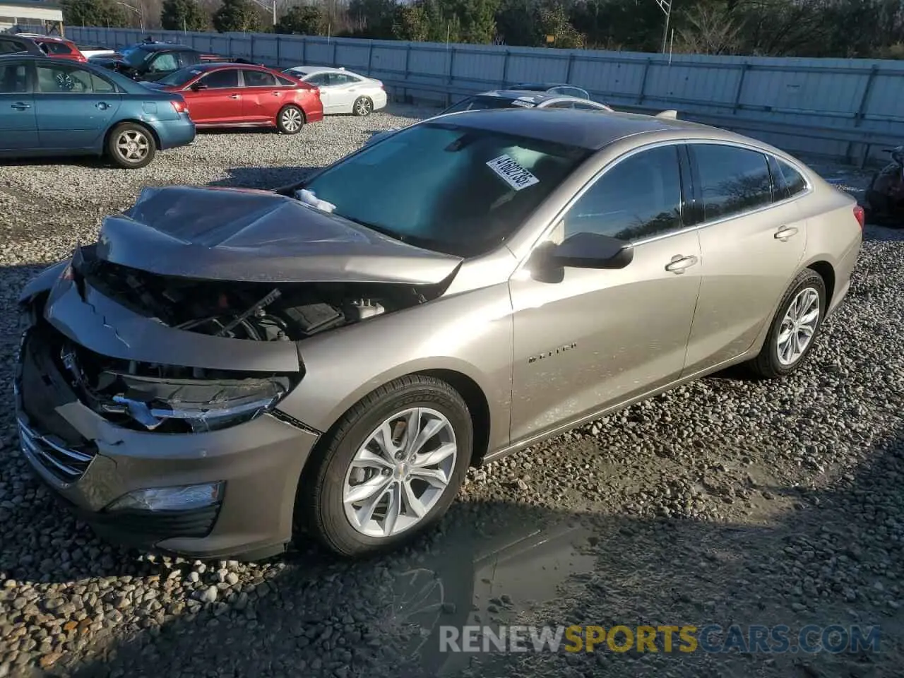 1 Photograph of a damaged car 1G1ZD5ST1NF113176 CHEVROLET MALIBU 2022