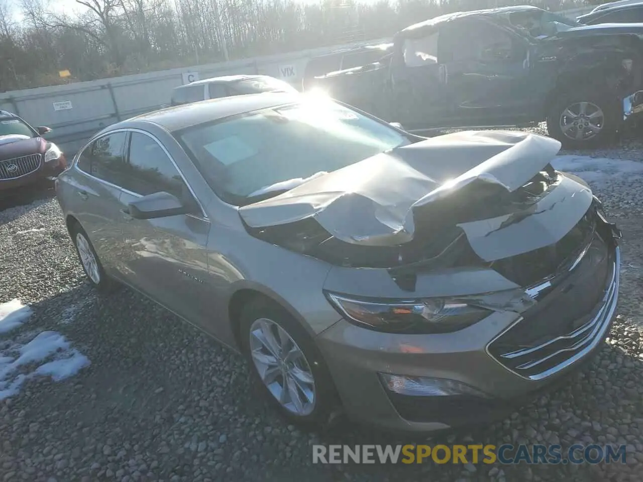 4 Photograph of a damaged car 1G1ZD5ST1NF113176 CHEVROLET MALIBU 2022