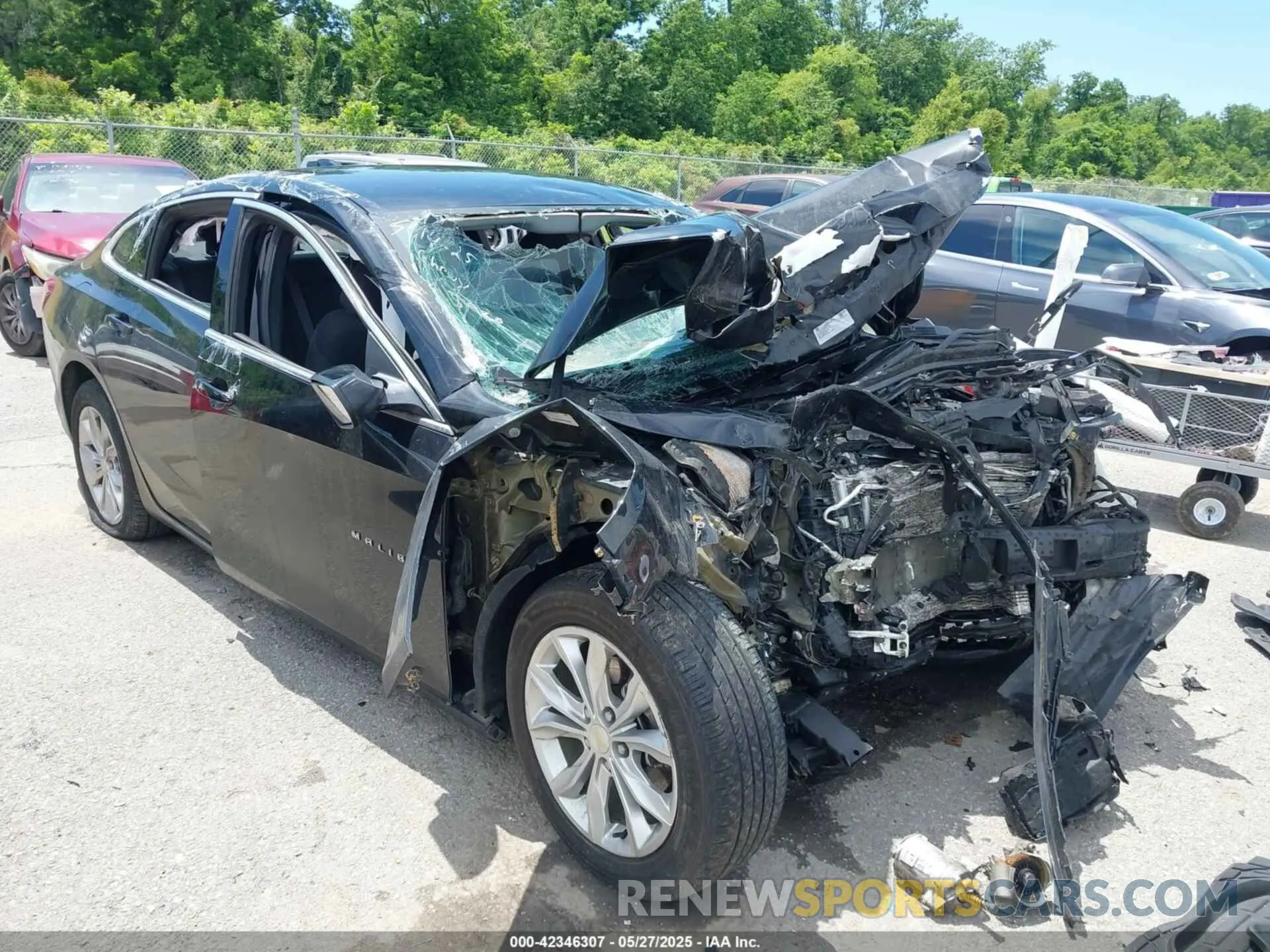 1 Photograph of a damaged car 1G1ZD5ST1NF115980 CHEVROLET MALIBU 2022