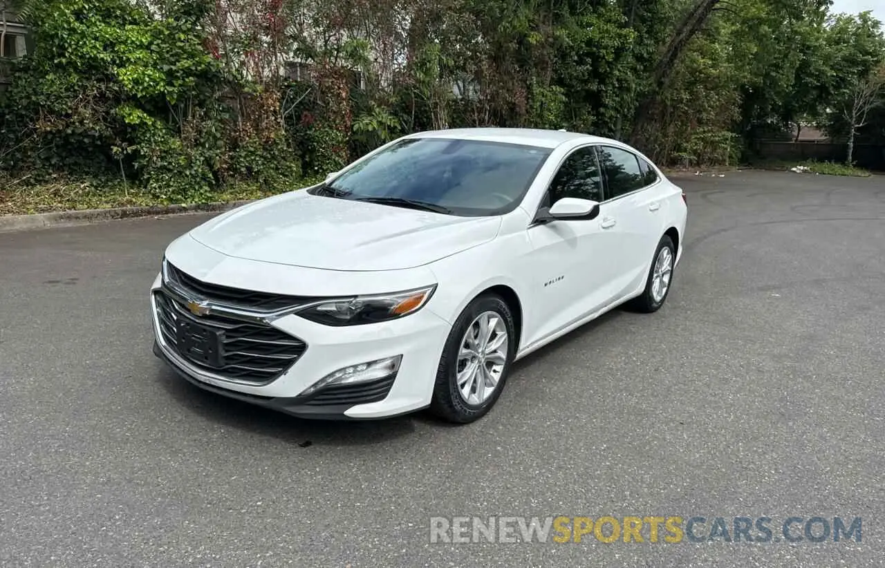 2 Photograph of a damaged car 1G1ZD5ST1NF119916 CHEVROLET MALIBU 2022