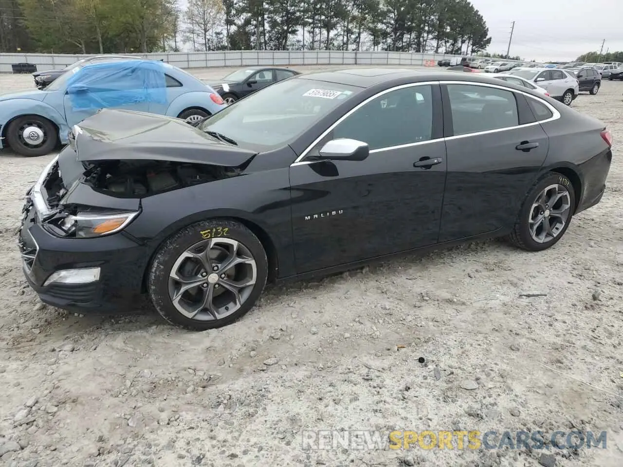1 Photograph of a damaged car 1G1ZD5ST1NF121598 CHEVROLET MALIBU 2022