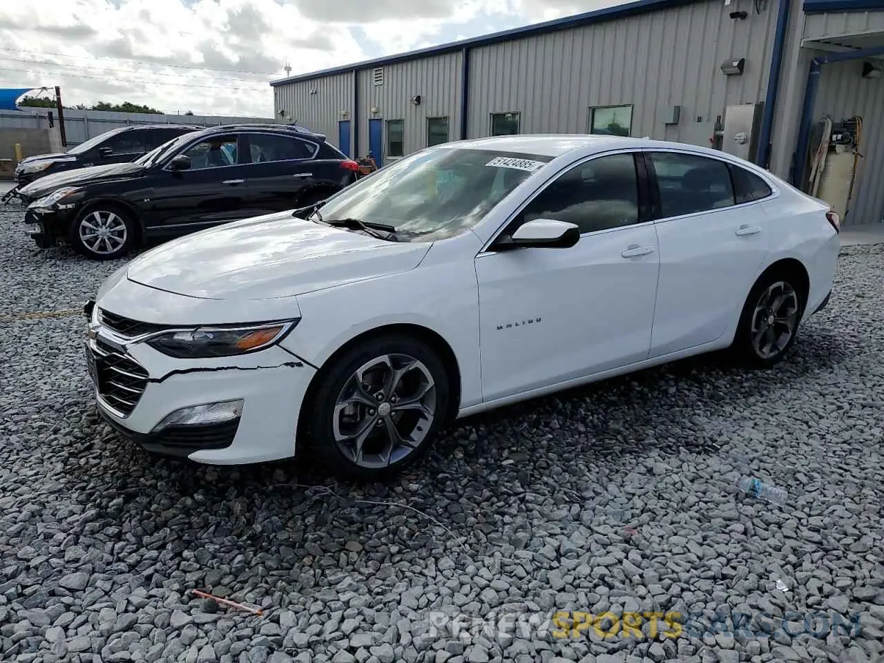 1 Photograph of a damaged car 1G1ZD5ST1NF124064 CHEVROLET MALIBU 2022