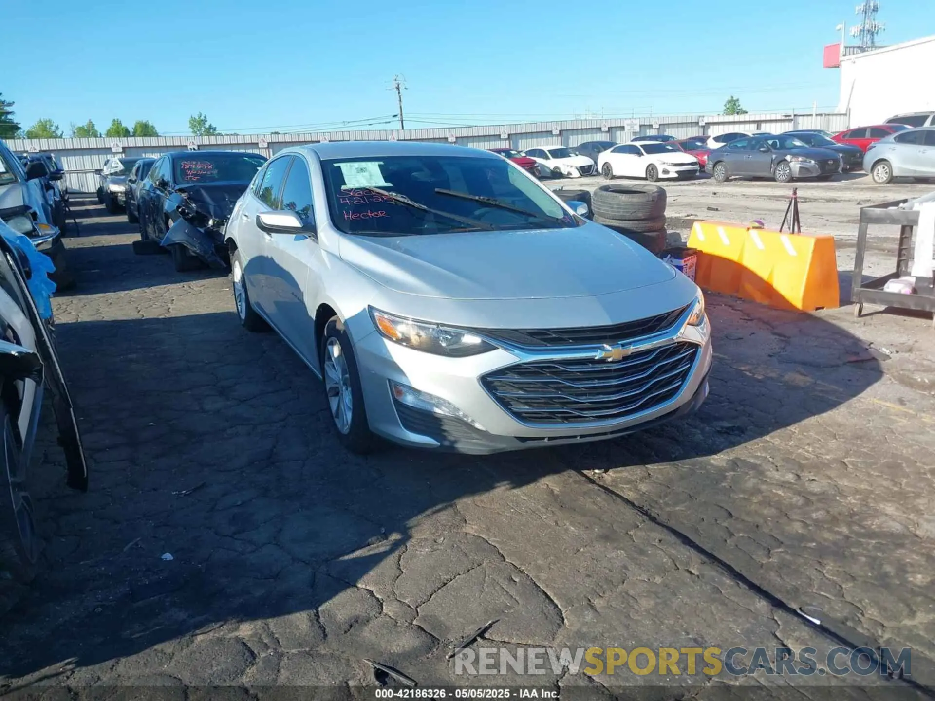 1 Photograph of a damaged car 1G1ZD5ST1NF124453 CHEVROLET MALIBU 2022