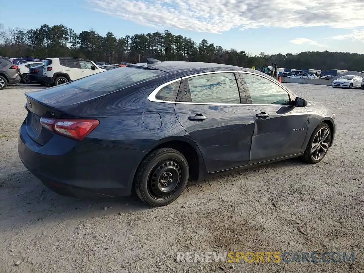3 Photograph of a damaged car 1G1ZD5ST1NF124548 CHEVROLET MALIBU 2022