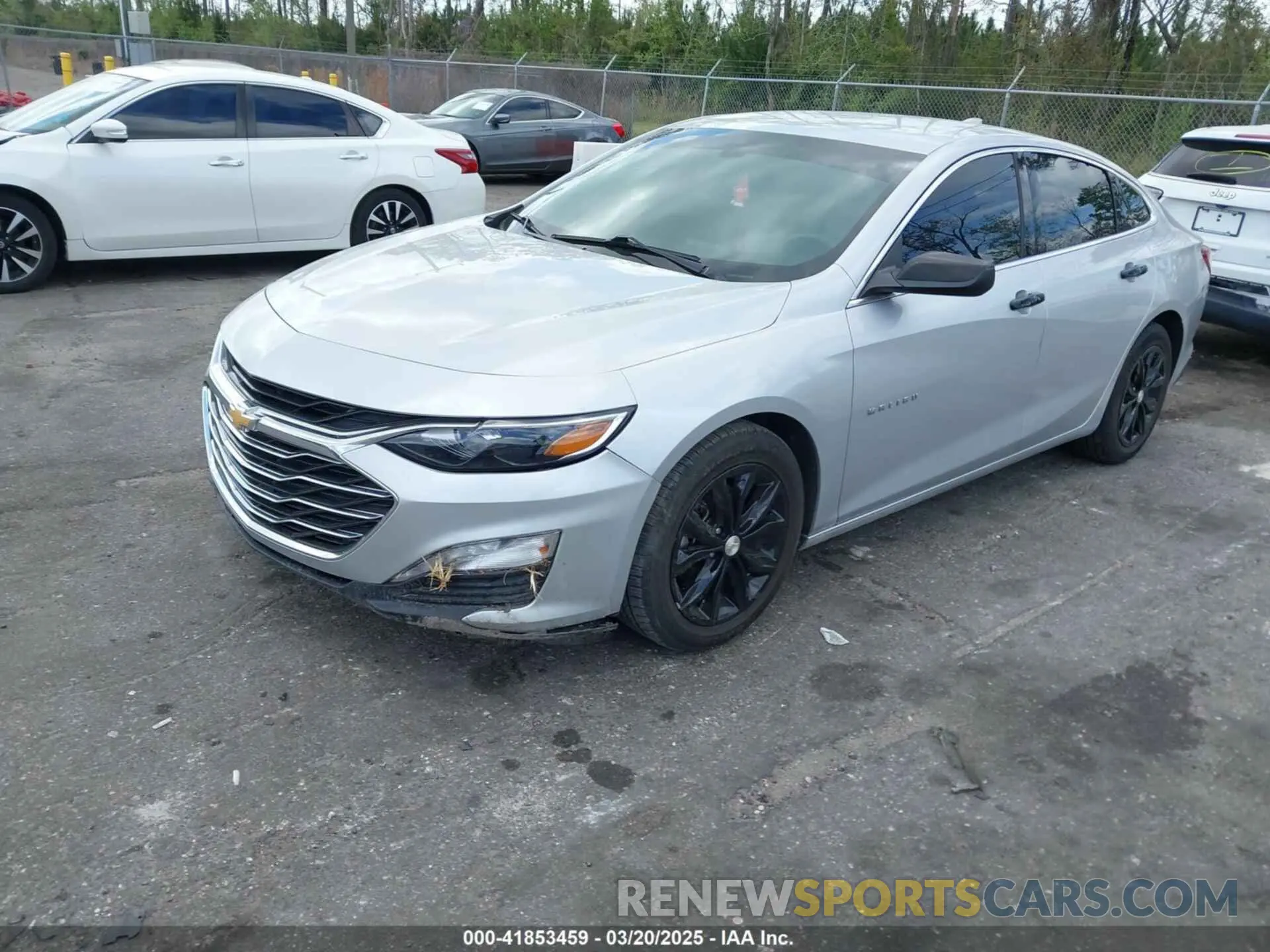 2 Photograph of a damaged car 1G1ZD5ST1NF125781 CHEVROLET MALIBU 2022