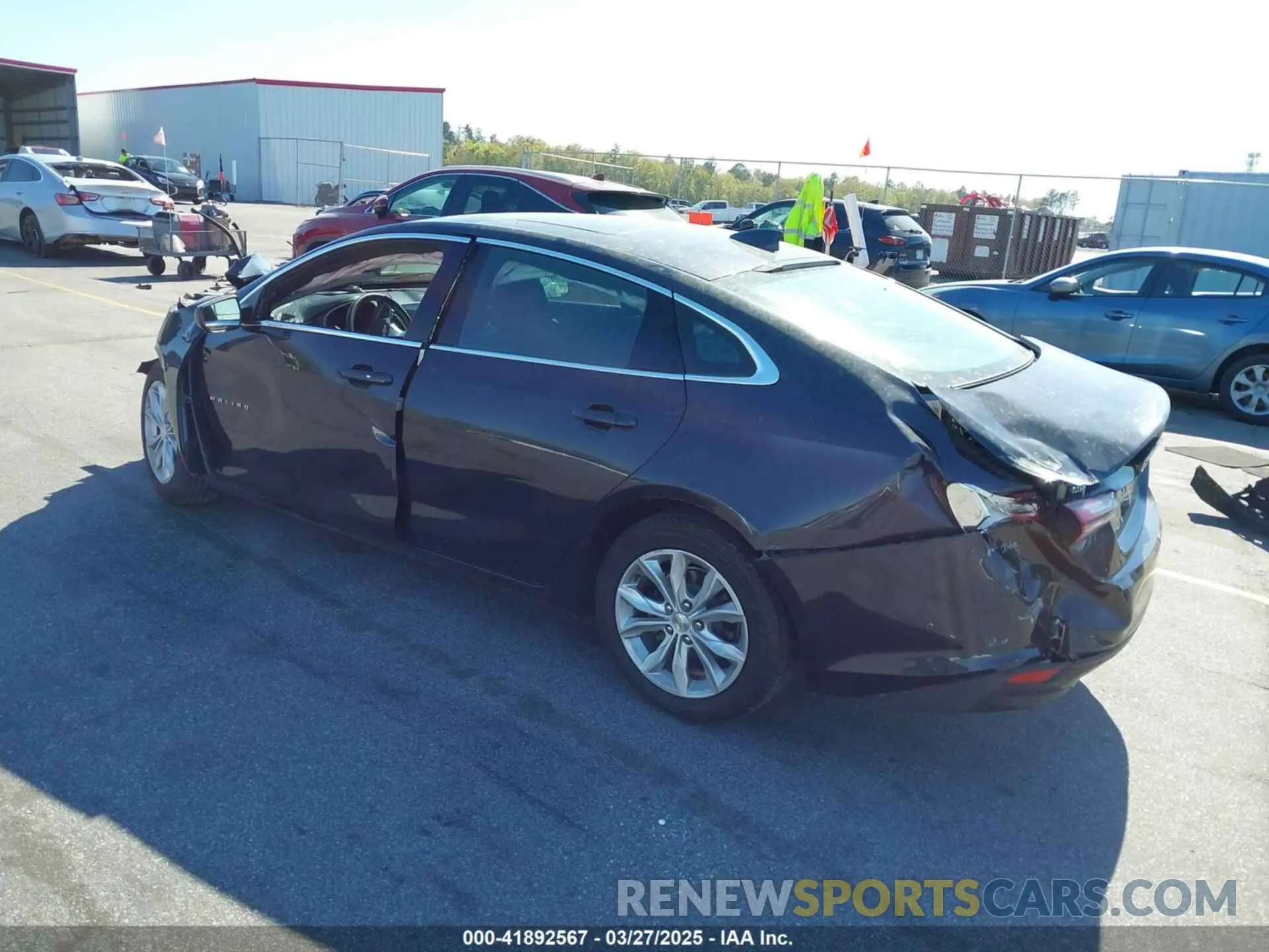3 Photograph of a damaged car 1G1ZD5ST1NF128891 CHEVROLET MALIBU 2022