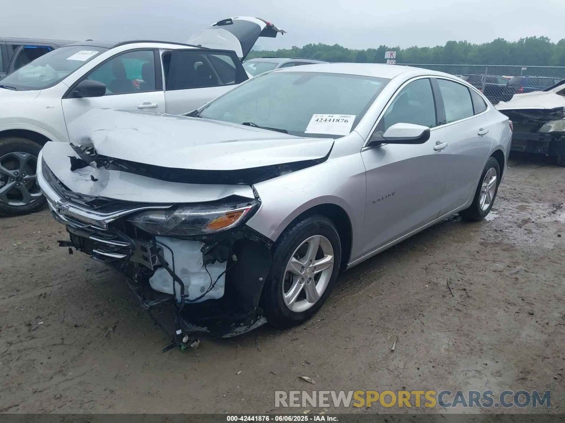 2 Photograph of a damaged car 1G1ZD5ST1NF133721 CHEVROLET MALIBU 2022