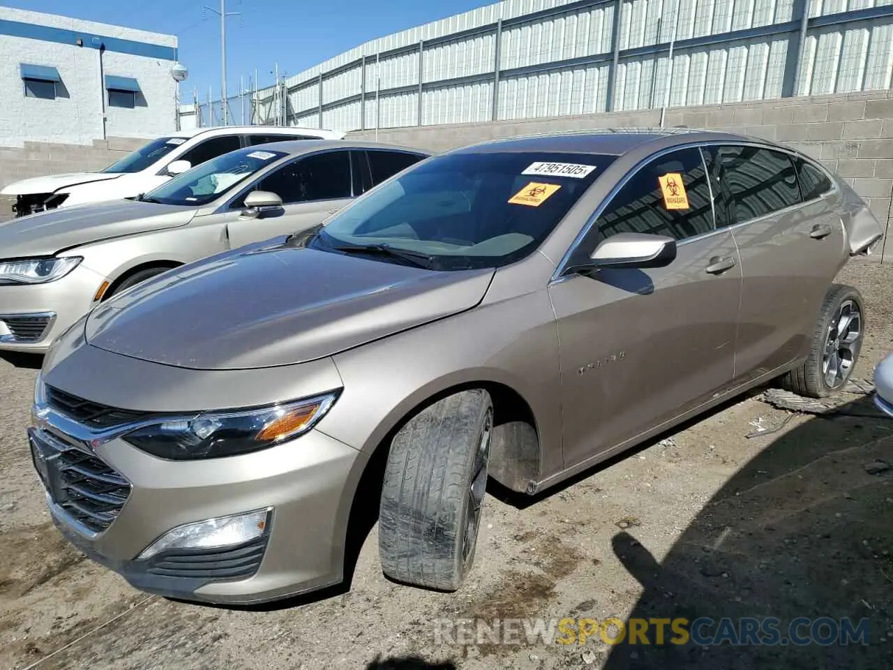 1 Photograph of a damaged car 1G1ZD5ST1NF137686 CHEVROLET MALIBU 2022