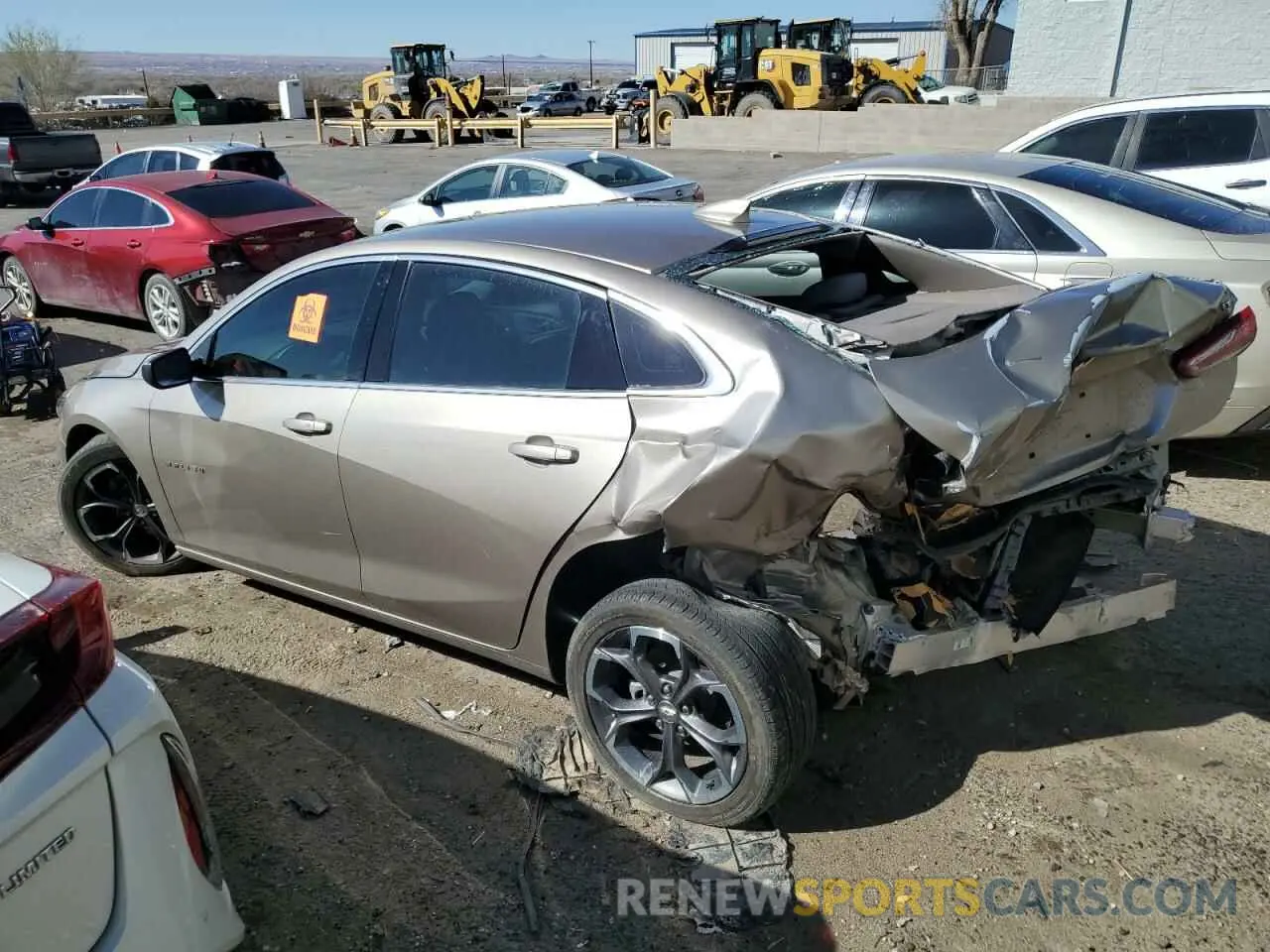 2 Photograph of a damaged car 1G1ZD5ST1NF137686 CHEVROLET MALIBU 2022