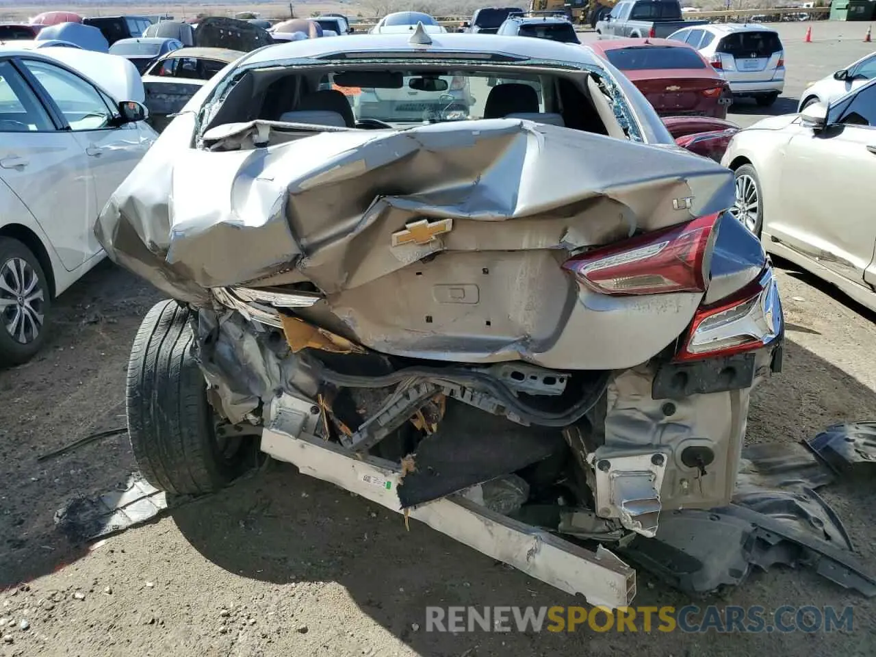 6 Photograph of a damaged car 1G1ZD5ST1NF137686 CHEVROLET MALIBU 2022