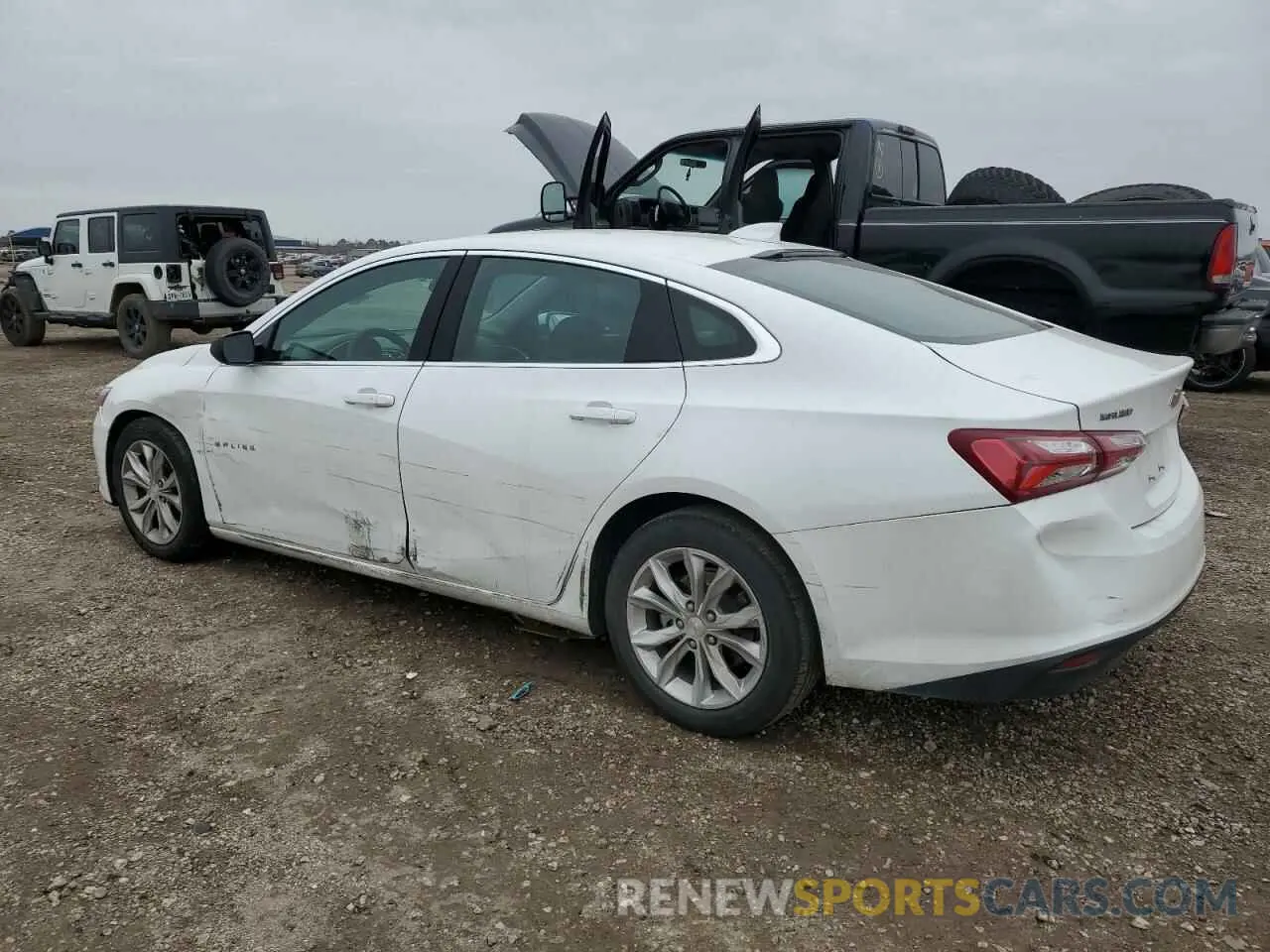2 Photograph of a damaged car 1G1ZD5ST1NF140796 CHEVROLET MALIBU 2022