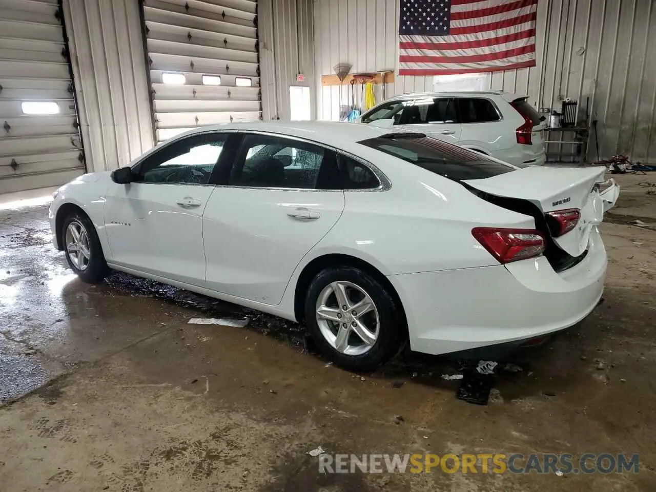 2 Photograph of a damaged car 1G1ZD5ST1NF143293 CHEVROLET MALIBU 2022