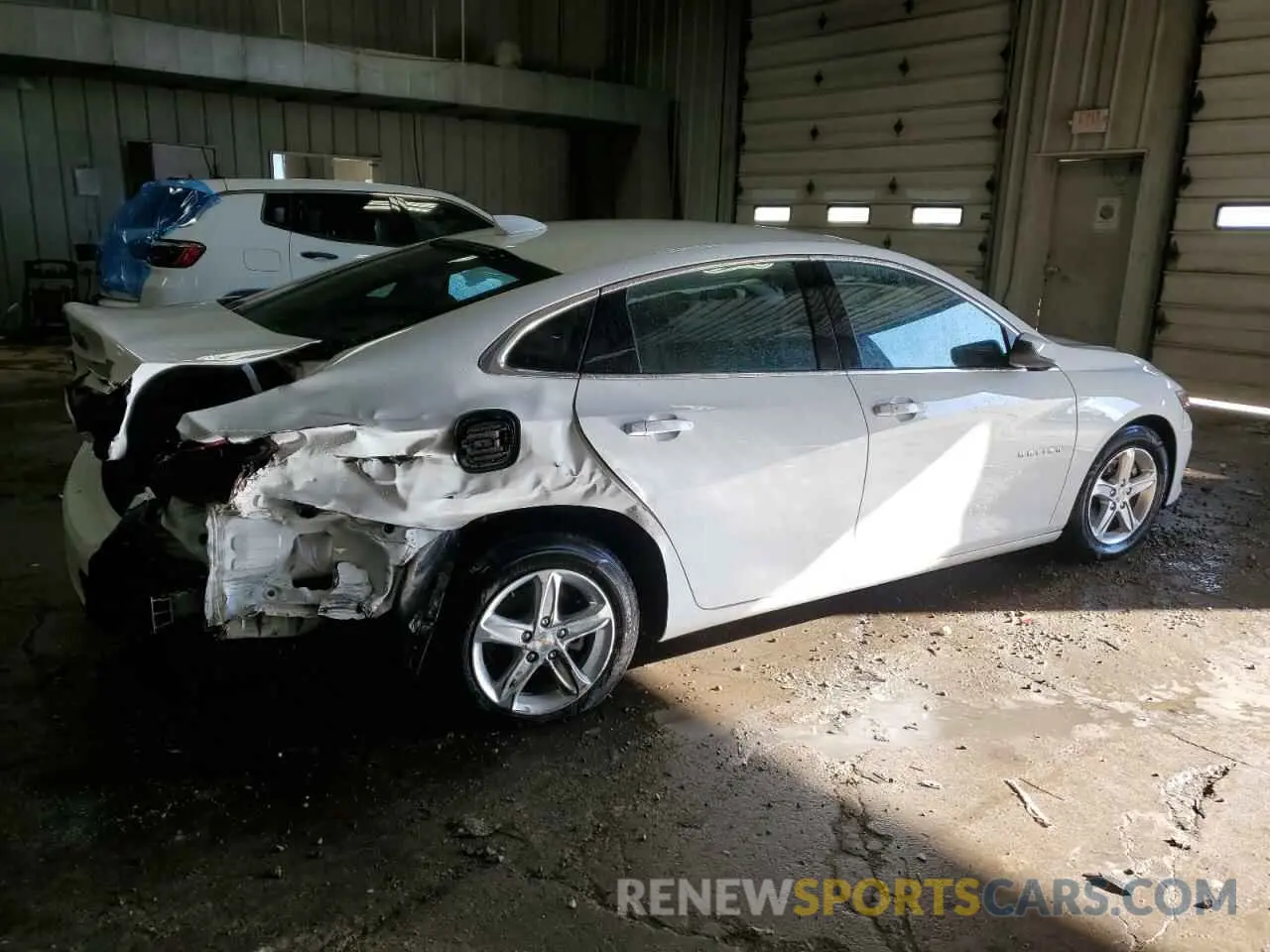 3 Photograph of a damaged car 1G1ZD5ST1NF143293 CHEVROLET MALIBU 2022