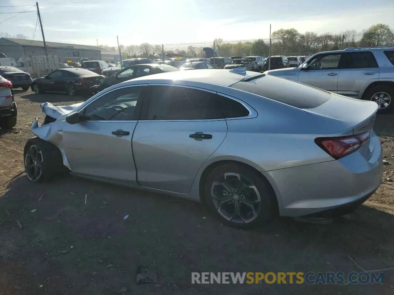 2 Photograph of a damaged car 1G1ZD5ST1NF144931 CHEVROLET MALIBU 2022