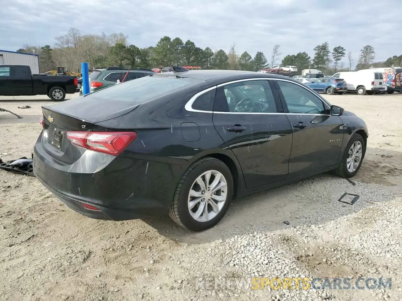 3 Photograph of a damaged car 1G1ZD5ST1NF145027 CHEVROLET MALIBU 2022