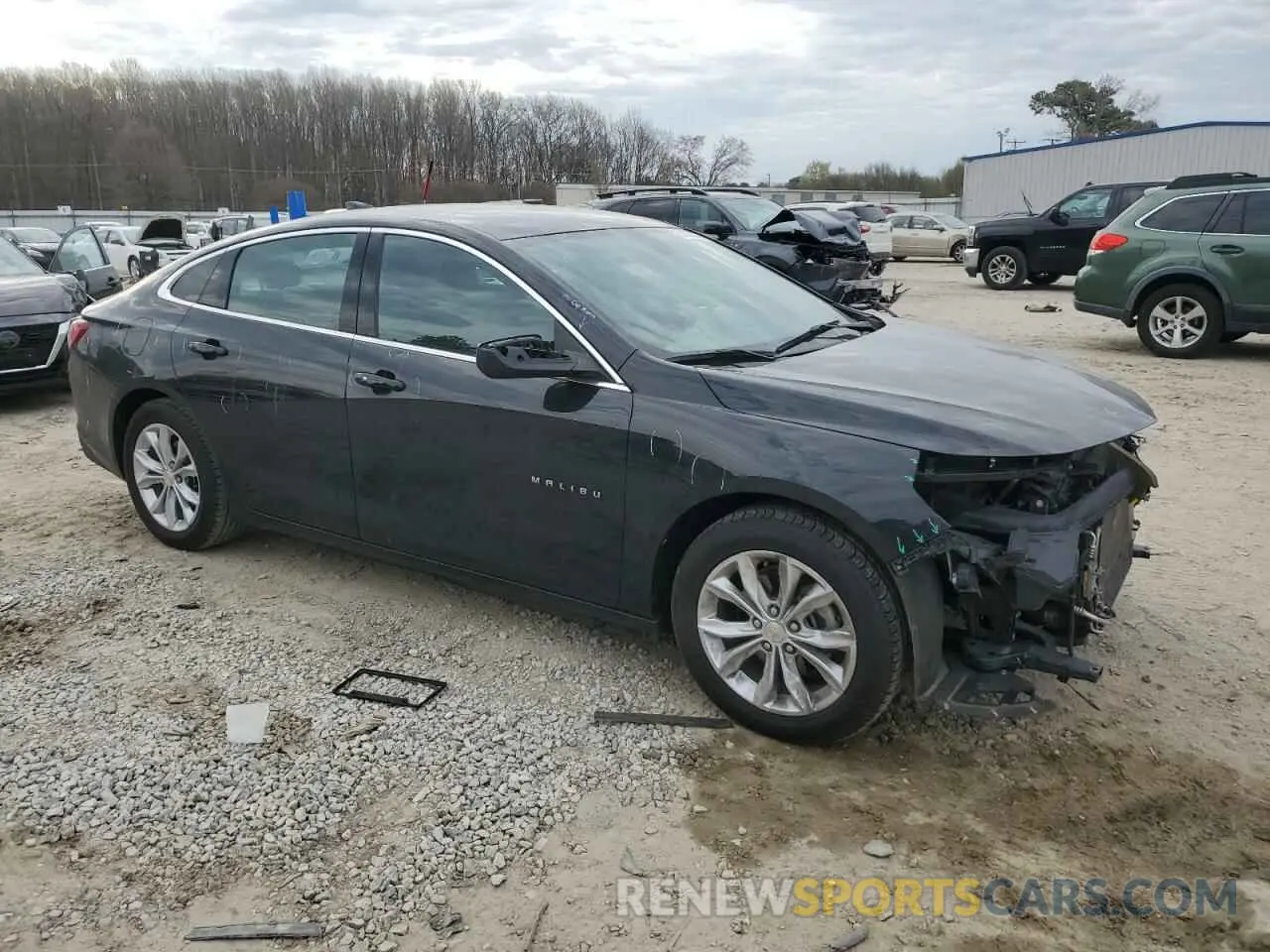 4 Photograph of a damaged car 1G1ZD5ST1NF145027 CHEVROLET MALIBU 2022