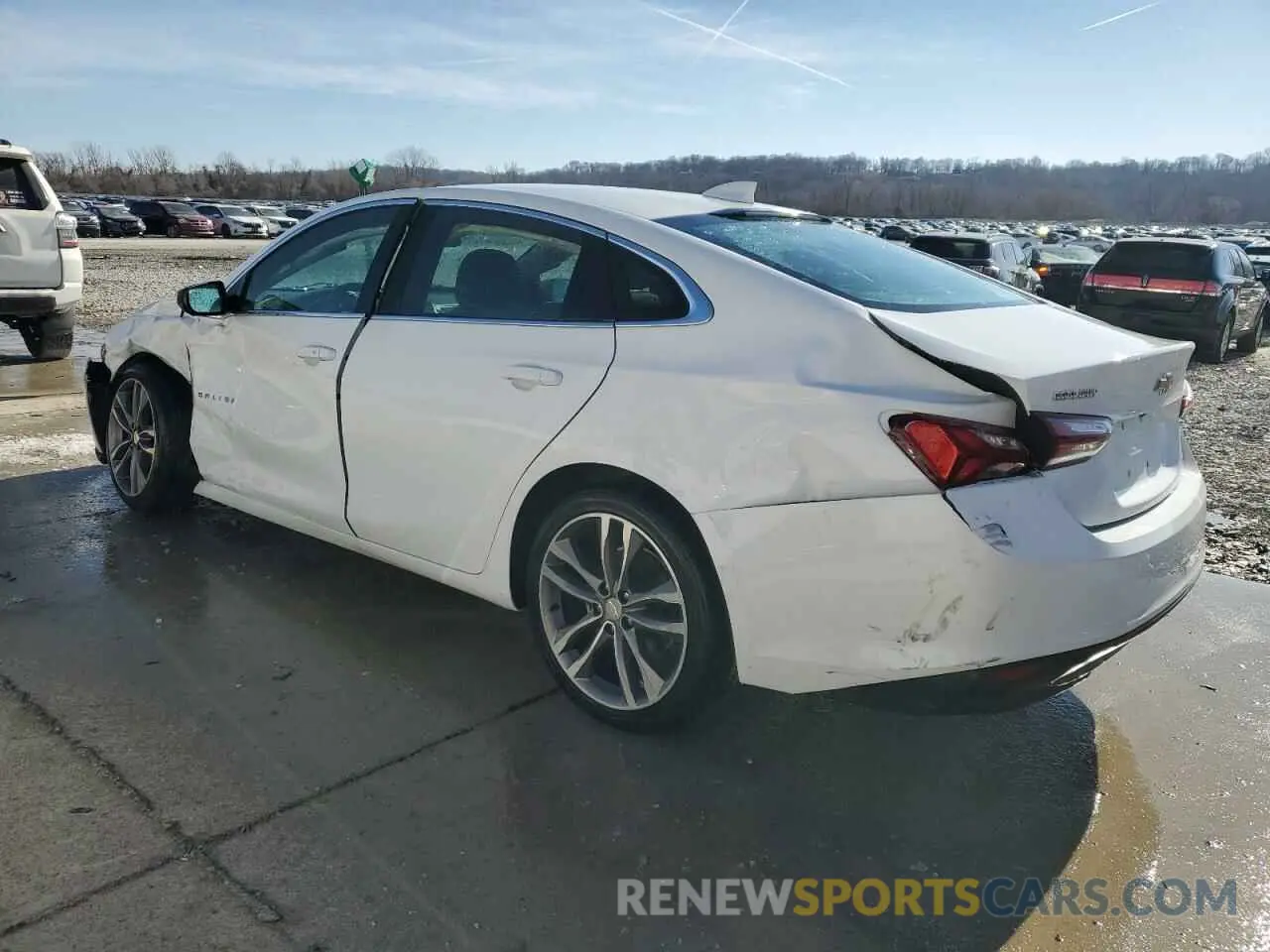2 Photograph of a damaged car 1G1ZD5ST1NF145089 CHEVROLET MALIBU 2022