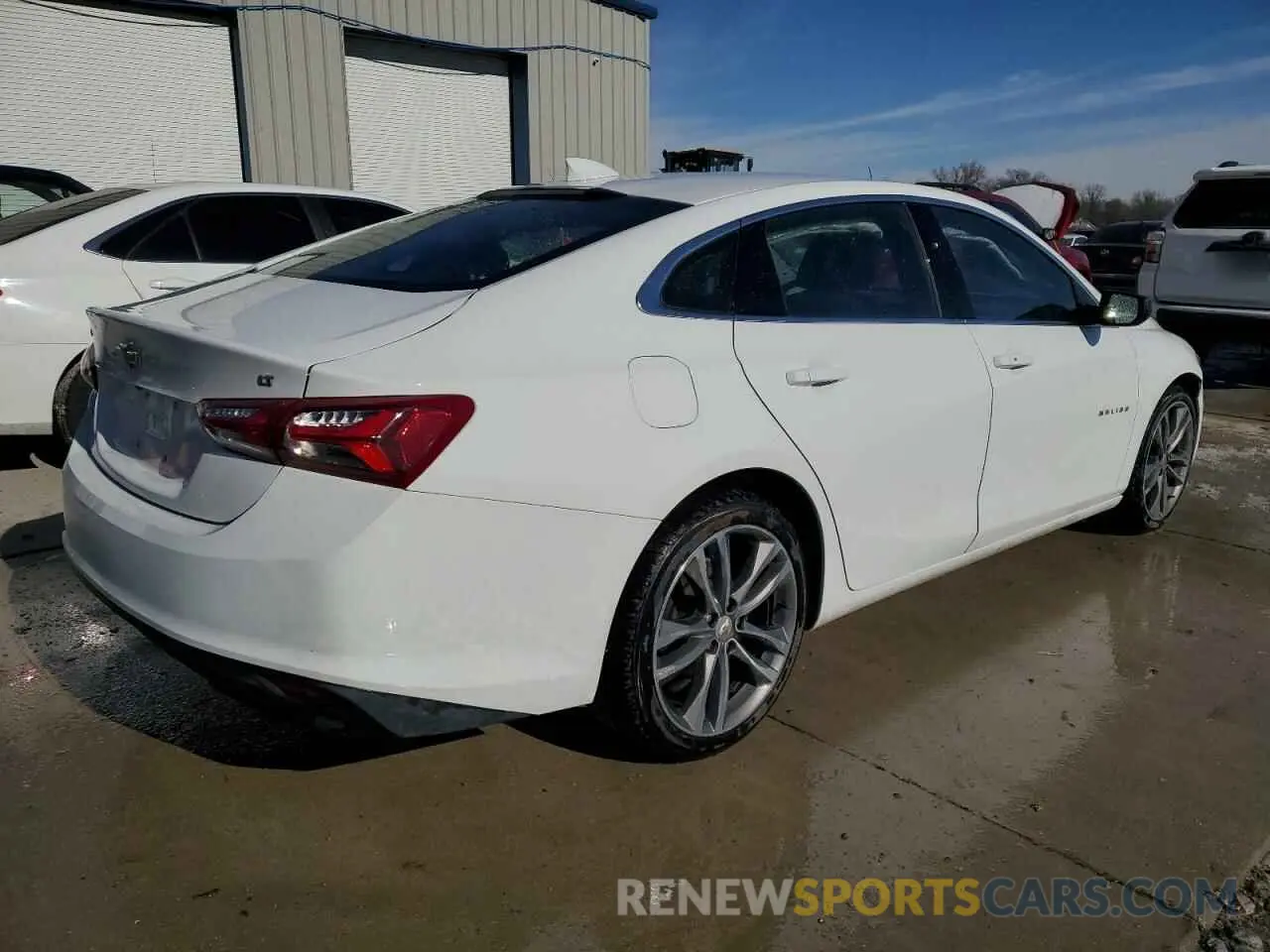 3 Photograph of a damaged car 1G1ZD5ST1NF145089 CHEVROLET MALIBU 2022