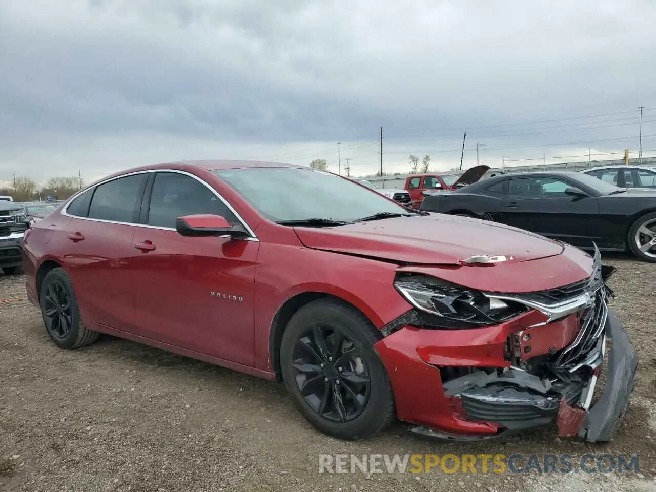 4 Photograph of a damaged car 1G1ZD5ST1NF153693 CHEVROLET MALIBU 2022