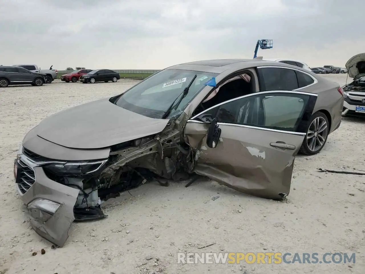 1 Photograph of a damaged car 1G1ZD5ST1NF159350 CHEVROLET MALIBU 2022