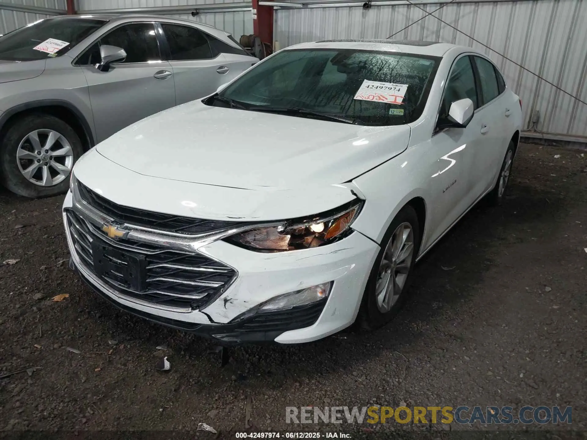 2 Photograph of a damaged car 1G1ZD5ST1NF166766 CHEVROLET MALIBU 2022
