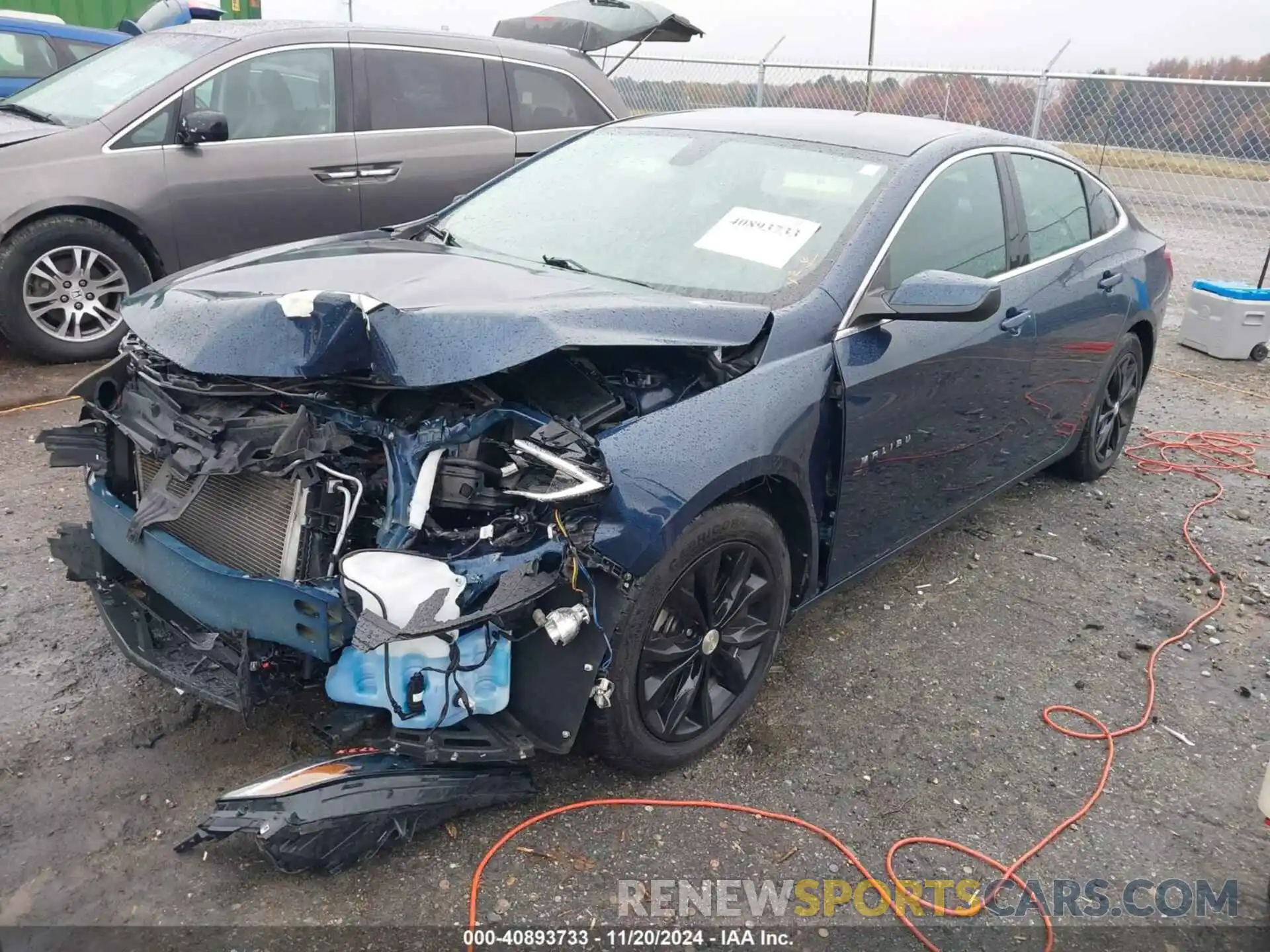 2 Photograph of a damaged car 1G1ZD5ST1NF167593 CHEVROLET MALIBU 2022