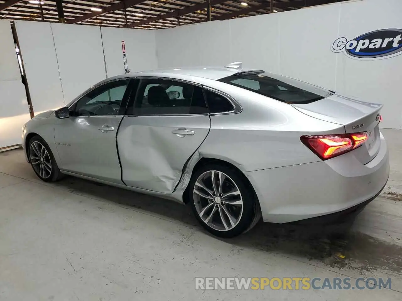 2 Photograph of a damaged car 1G1ZD5ST1NF174138 CHEVROLET MALIBU 2022