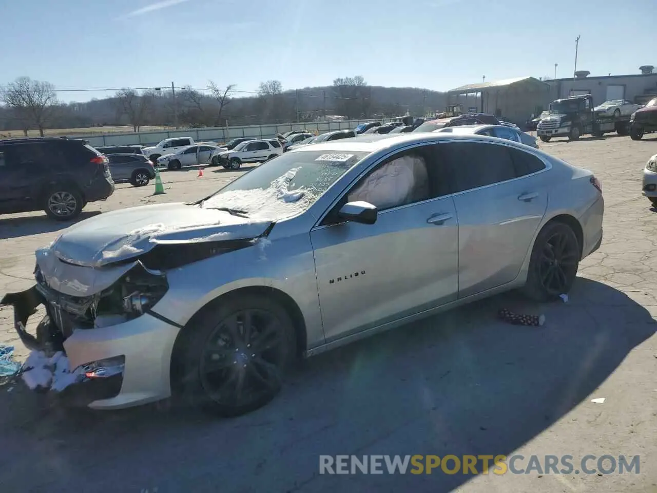 1 Photograph of a damaged car 1G1ZD5ST1NF178688 CHEVROLET MALIBU 2022