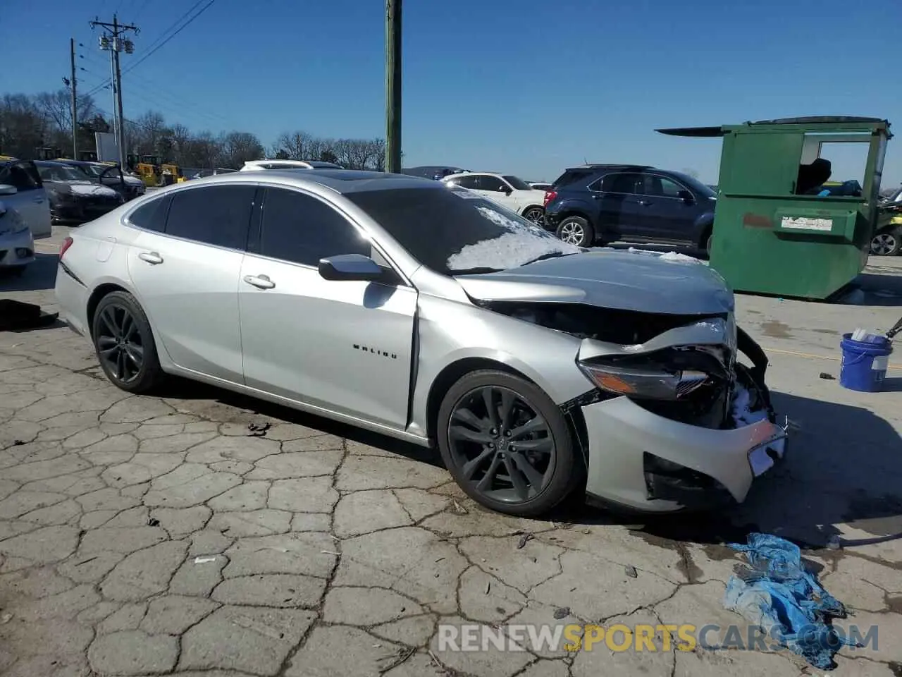 4 Photograph of a damaged car 1G1ZD5ST1NF178688 CHEVROLET MALIBU 2022