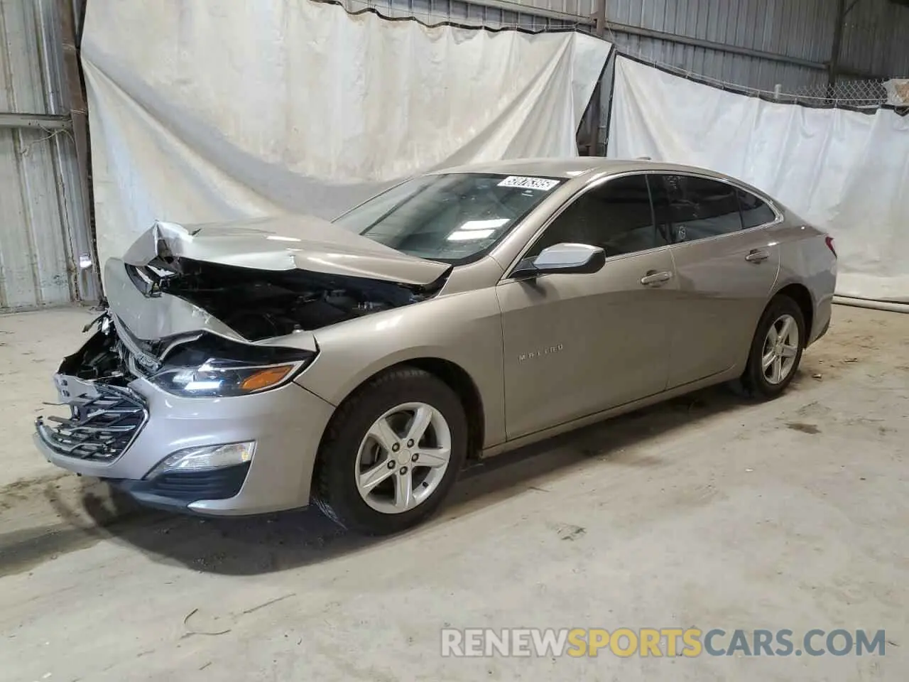 1 Photograph of a damaged car 1G1ZD5ST1NF179582 CHEVROLET MALIBU 2022