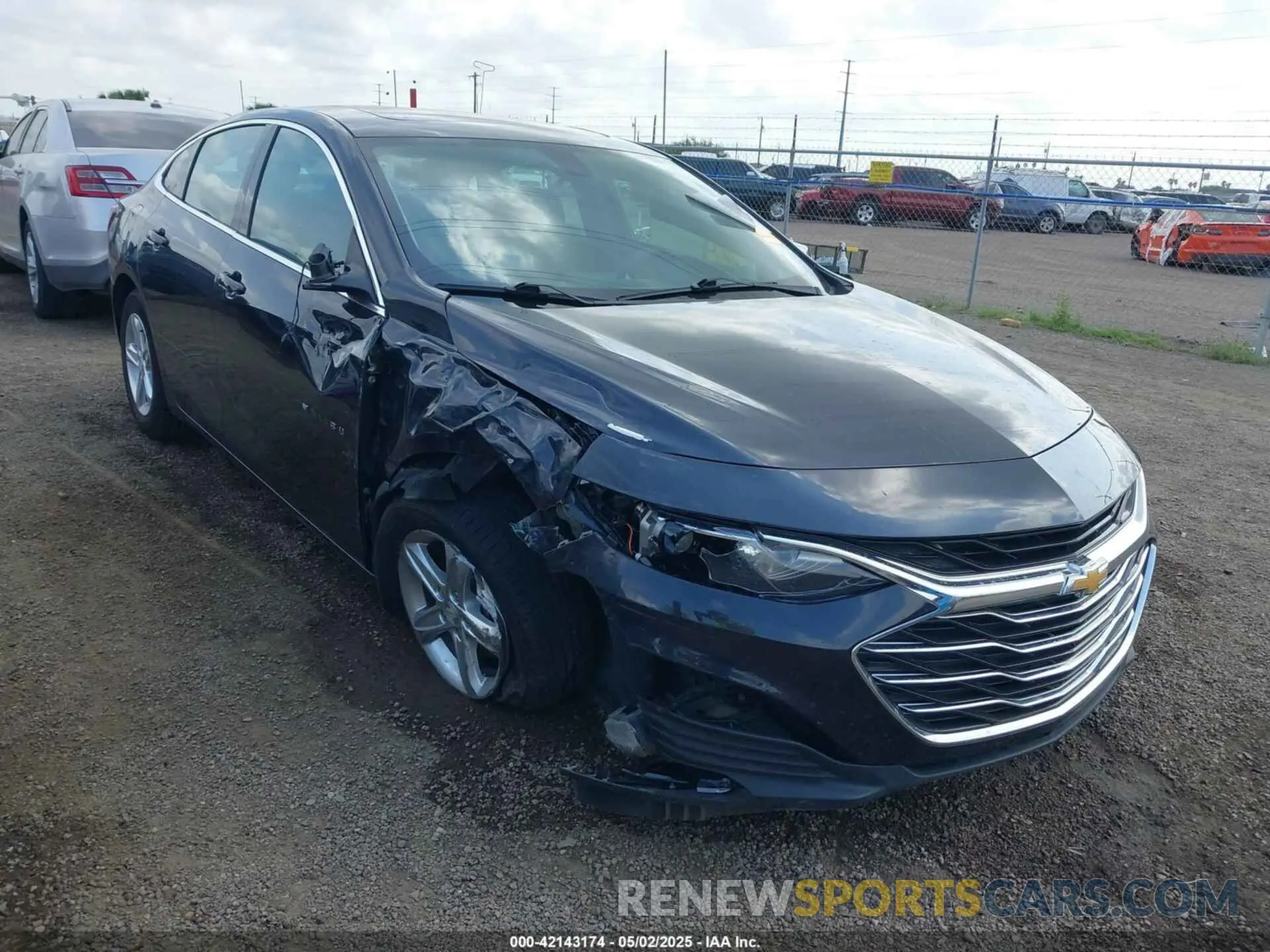 1 Photograph of a damaged car 1G1ZD5ST1NF180120 CHEVROLET MALIBU 2022