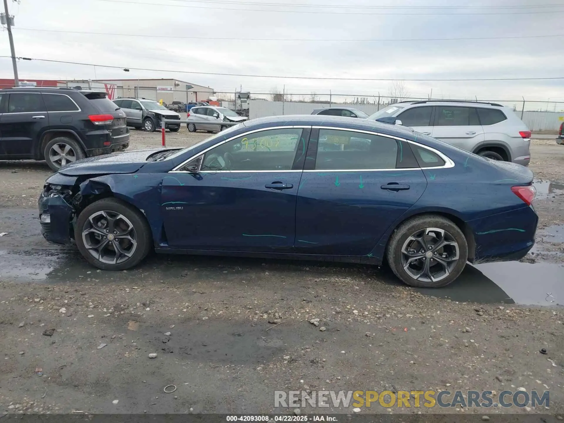 14 Photograph of a damaged car 1G1ZD5ST1NF180800 CHEVROLET MALIBU 2022