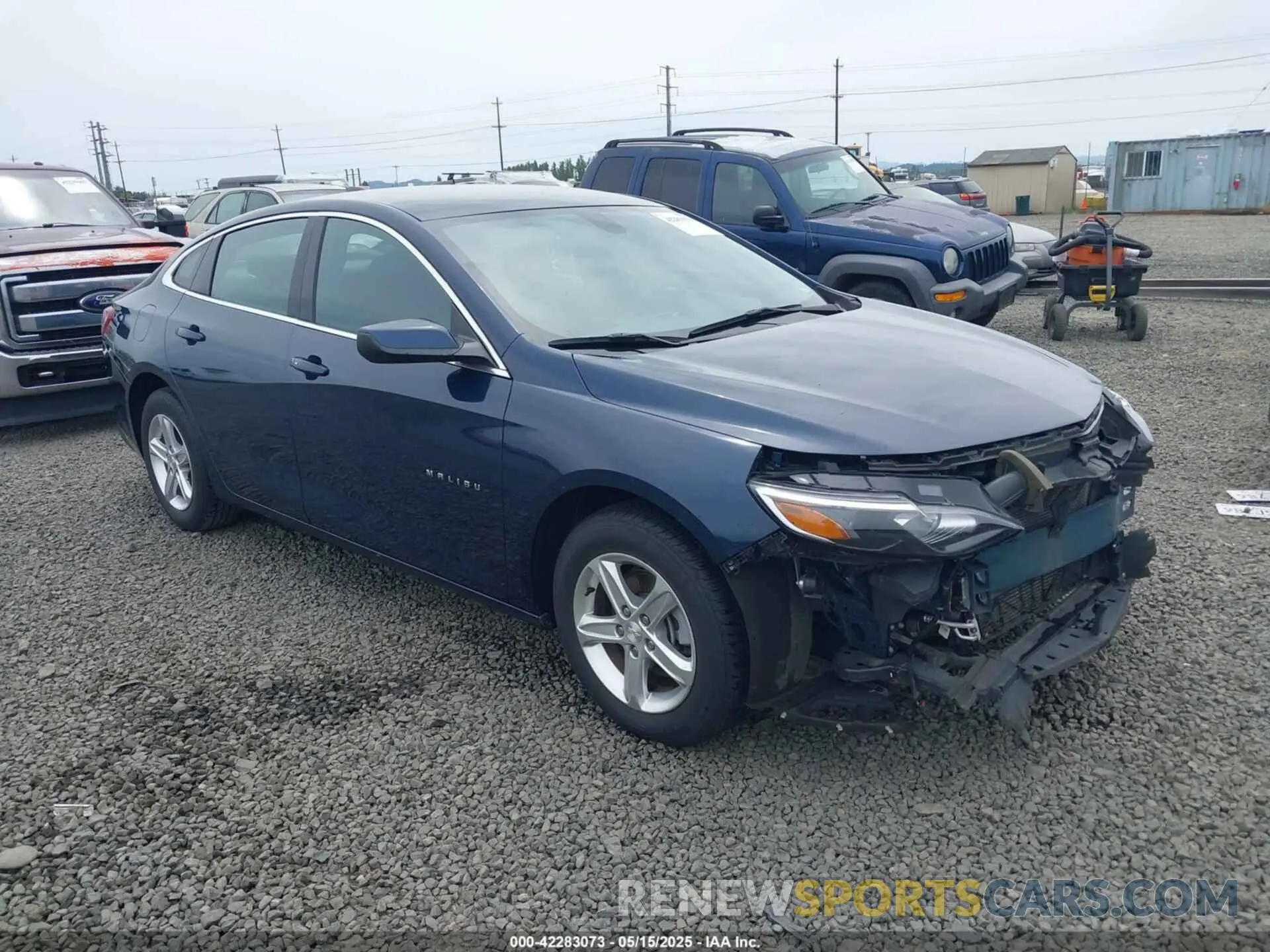 1 Photograph of a damaged car 1G1ZD5ST1NF184829 CHEVROLET MALIBU 2022