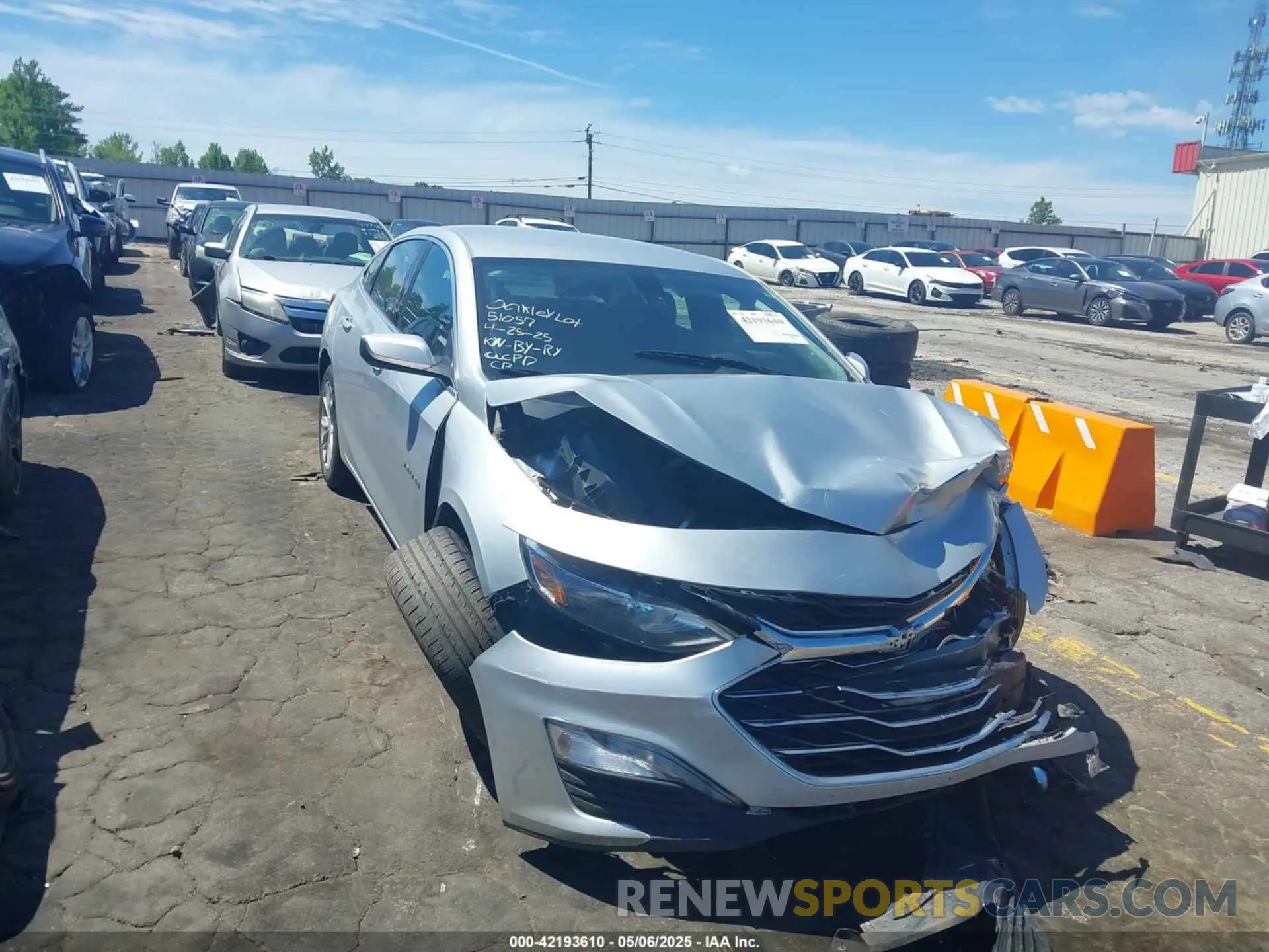1 Photograph of a damaged car 1G1ZD5ST2NF107189 CHEVROLET MALIBU 2022