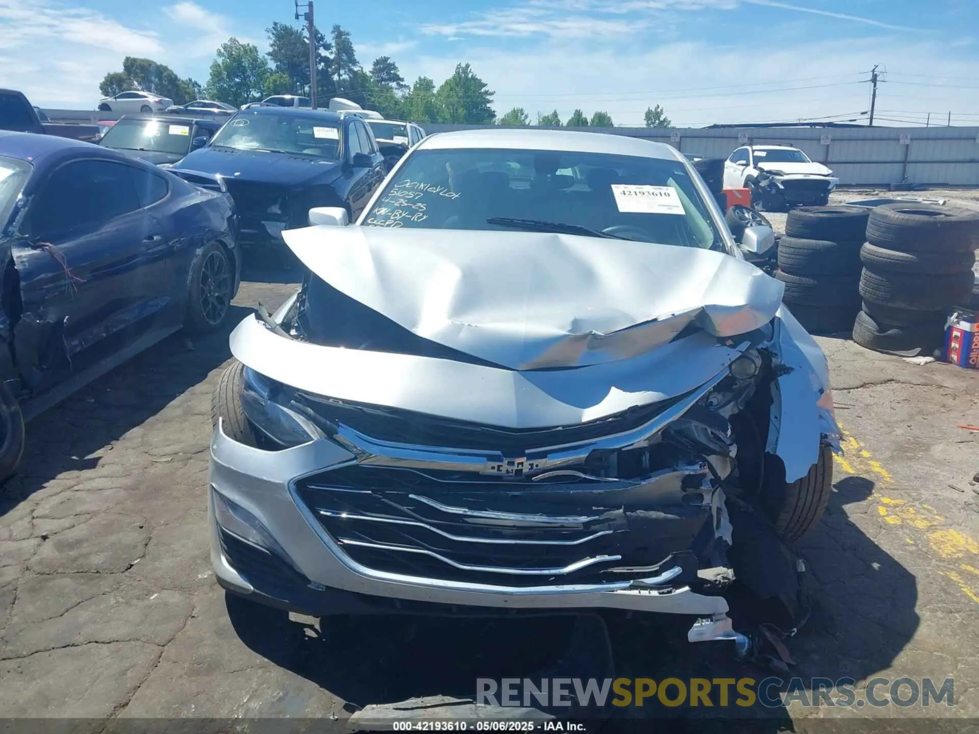 11 Photograph of a damaged car 1G1ZD5ST2NF107189 CHEVROLET MALIBU 2022