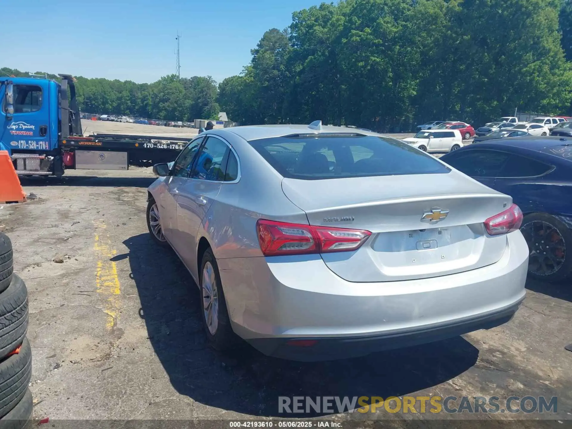 3 Photograph of a damaged car 1G1ZD5ST2NF107189 CHEVROLET MALIBU 2022
