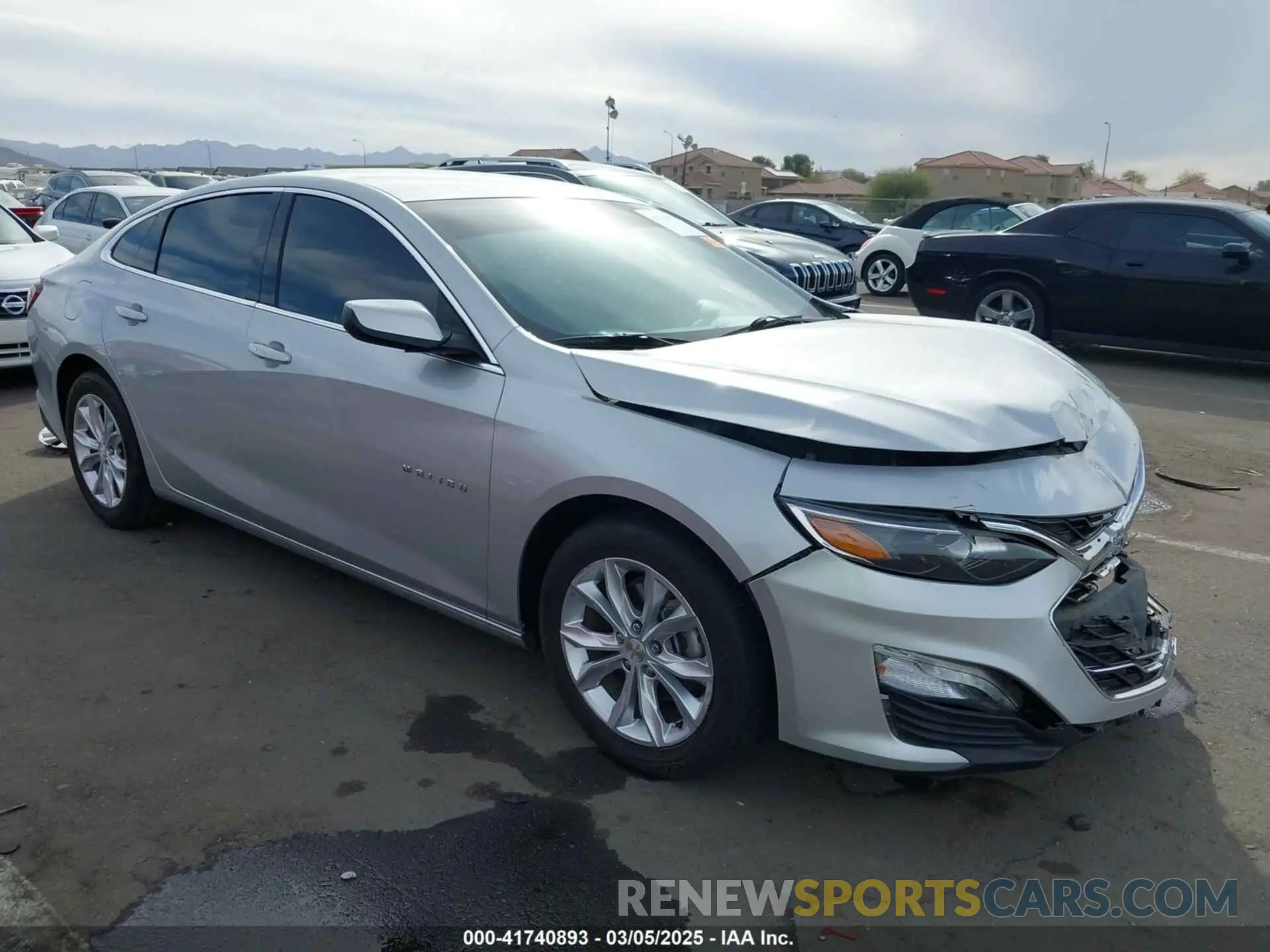 1 Photograph of a damaged car 1G1ZD5ST2NF110447 CHEVROLET MALIBU 2022
