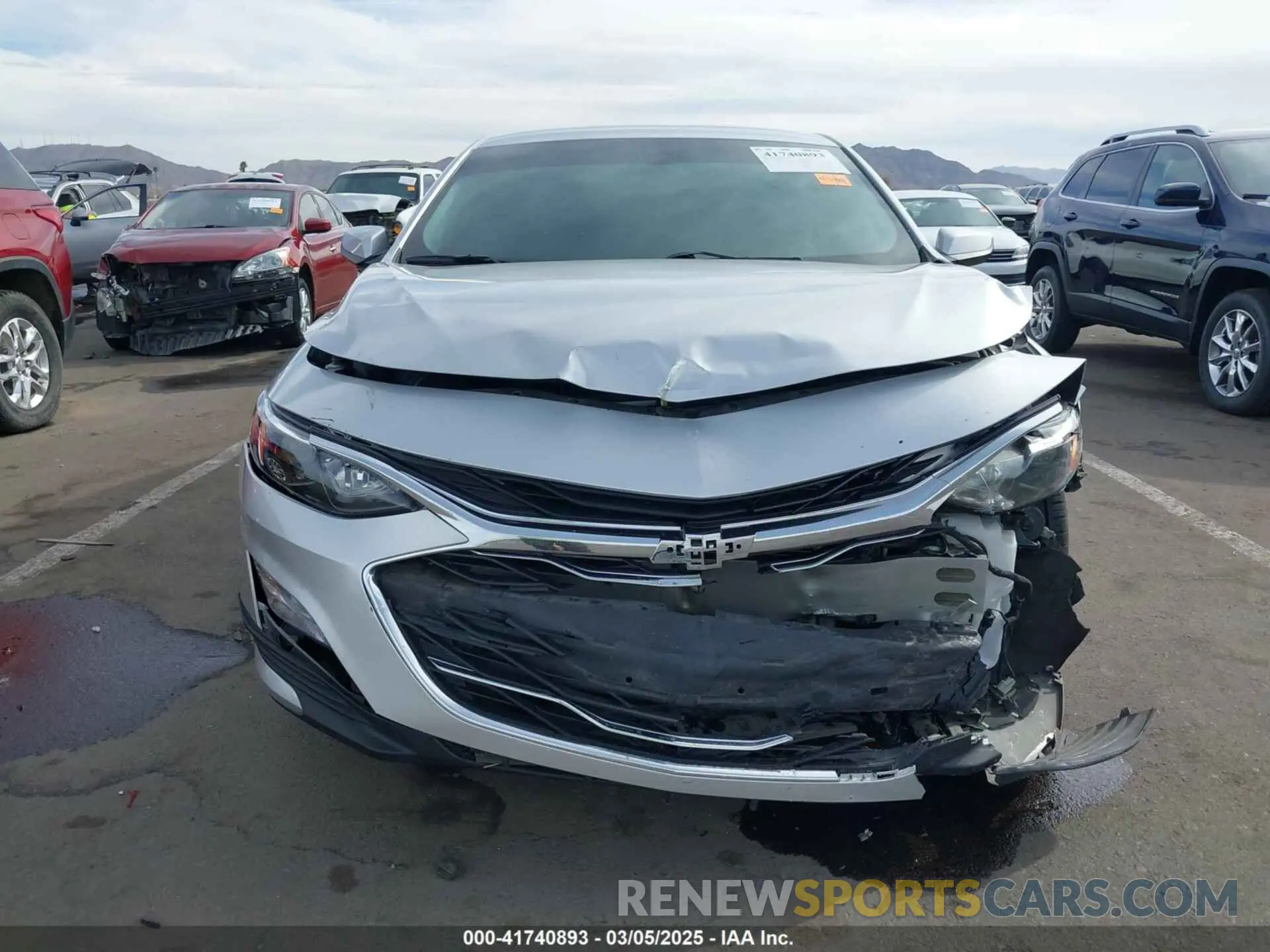 13 Photograph of a damaged car 1G1ZD5ST2NF110447 CHEVROLET MALIBU 2022