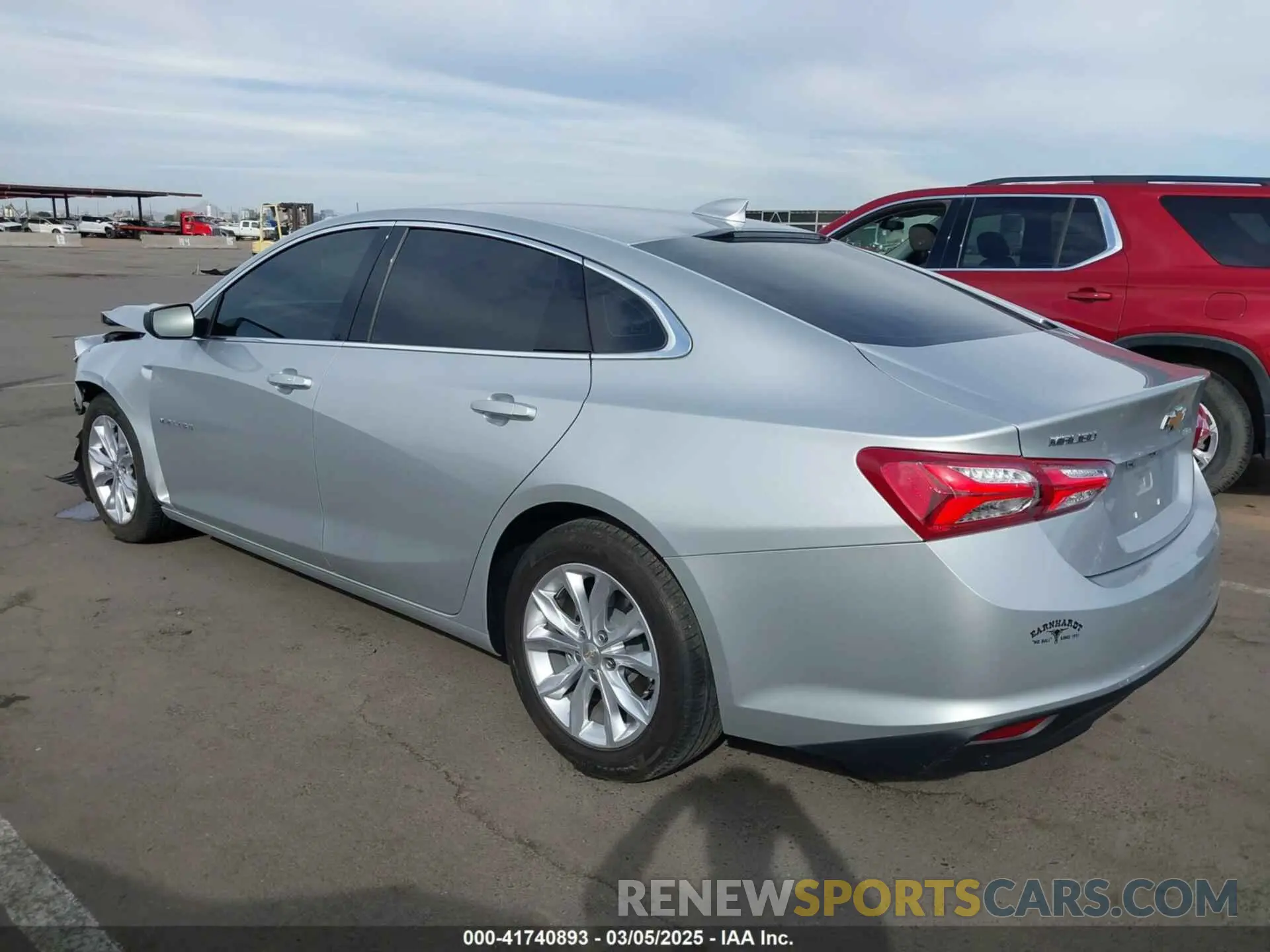 3 Photograph of a damaged car 1G1ZD5ST2NF110447 CHEVROLET MALIBU 2022