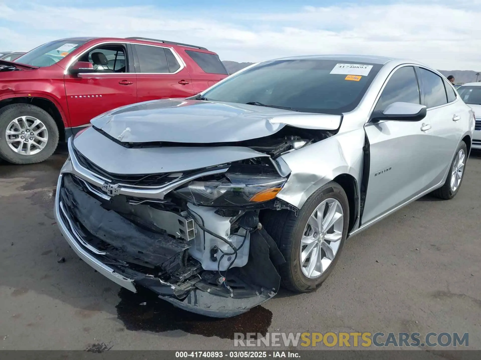 6 Photograph of a damaged car 1G1ZD5ST2NF110447 CHEVROLET MALIBU 2022