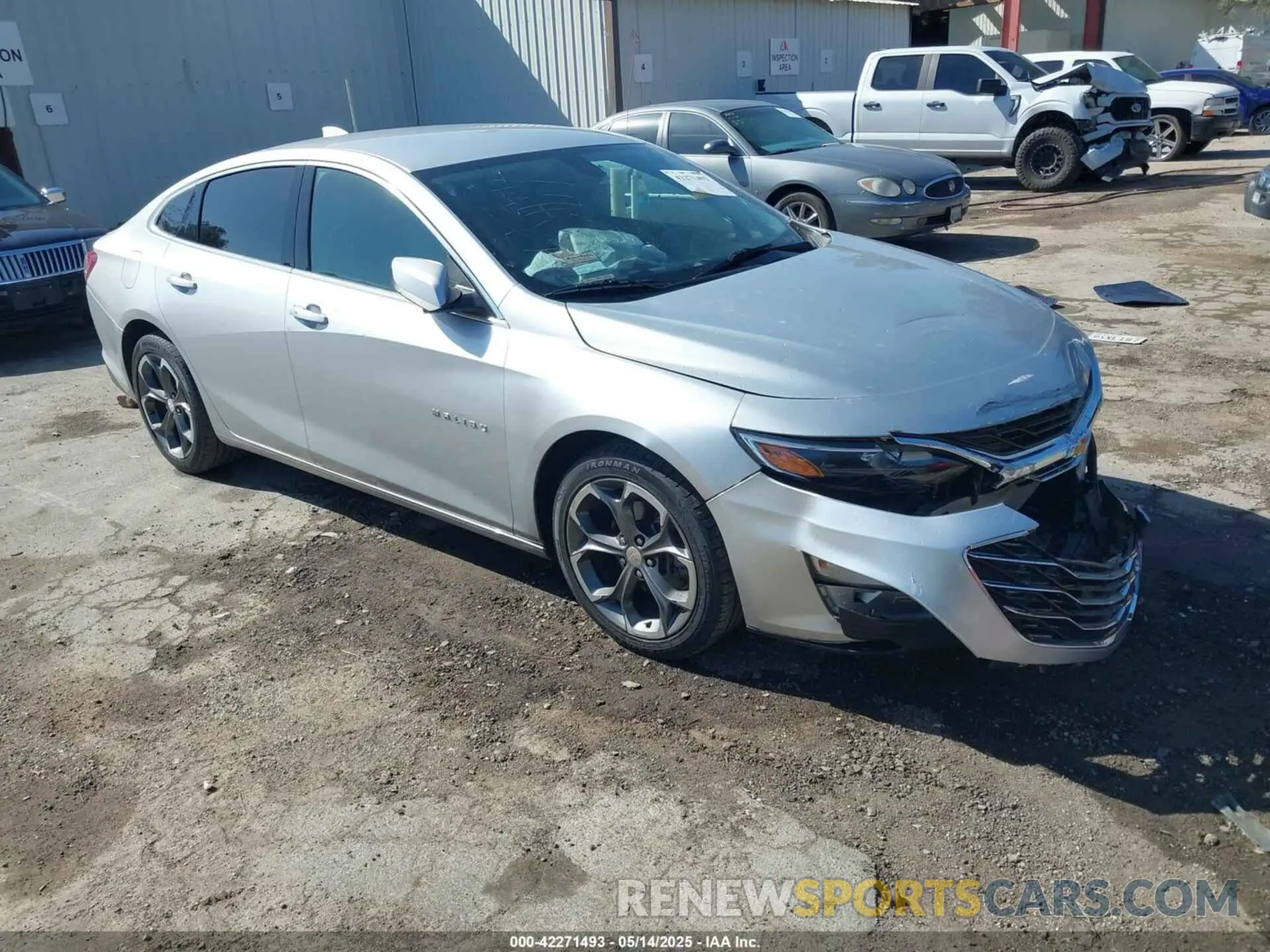 1 Photograph of a damaged car 1G1ZD5ST2NF112893 CHEVROLET MALIBU 2022