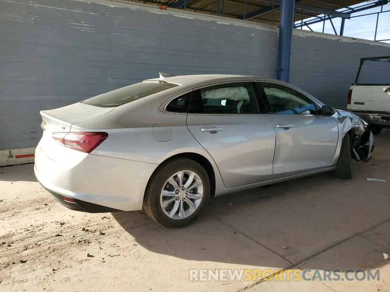 3 Photograph of a damaged car 1G1ZD5ST2NF114711 CHEVROLET MALIBU 2022