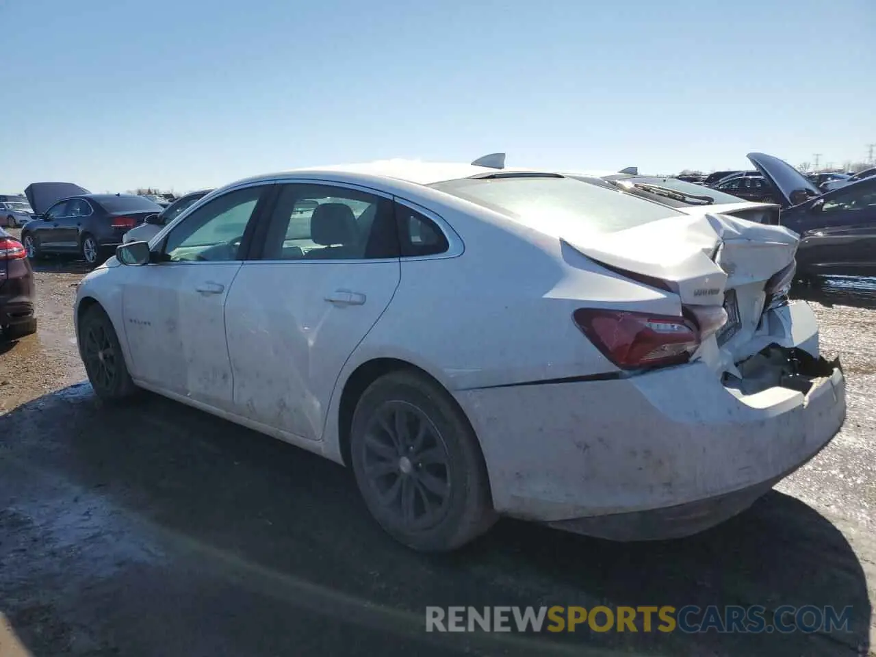 2 Photograph of a damaged car 1G1ZD5ST2NF125496 CHEVROLET MALIBU 2022