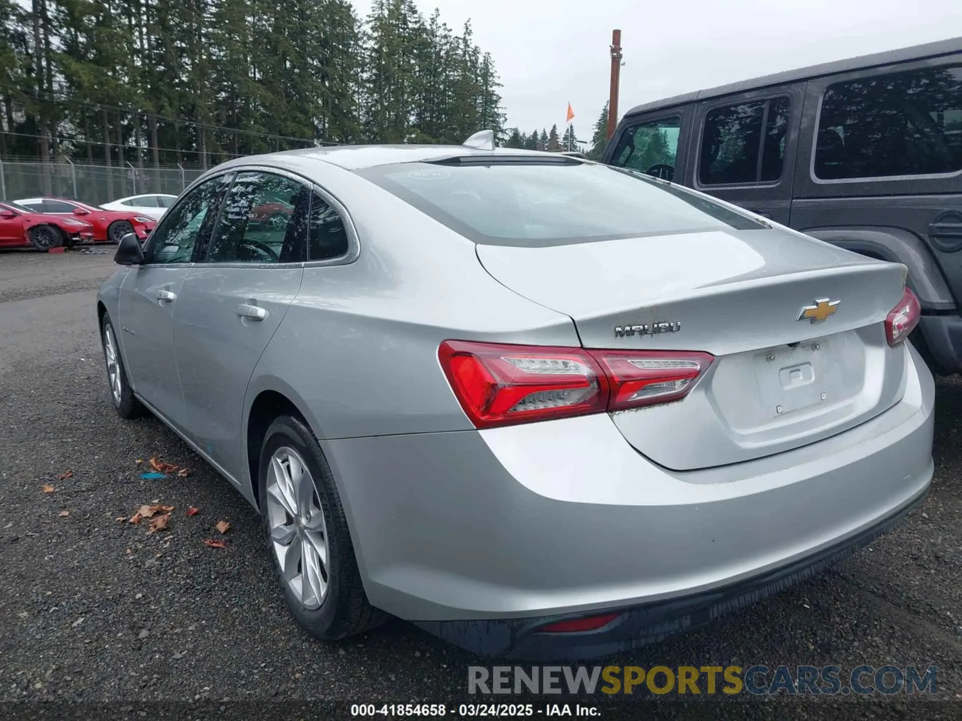 3 Photograph of a damaged car 1G1ZD5ST2NF127149 CHEVROLET MALIBU 2022