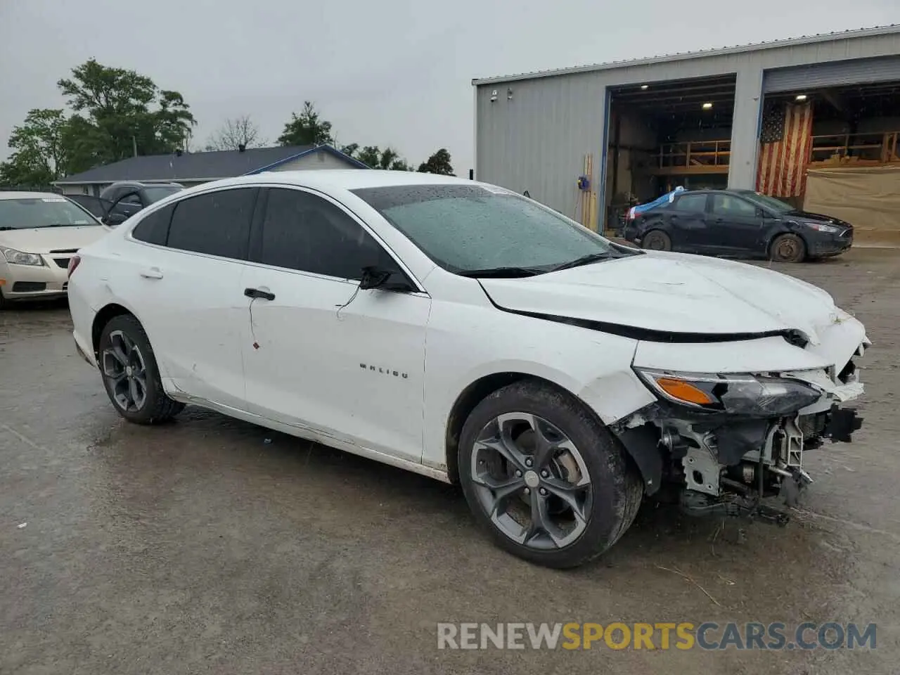 4 Photograph of a damaged car 1G1ZD5ST2NF128074 CHEVROLET MALIBU 2022
